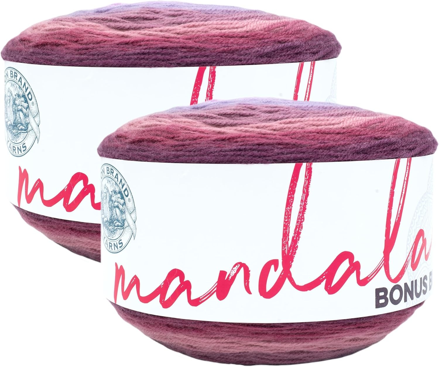 image:imageLion Brand Yarn Mandala Bonus Bundle Yarn Yarn for Knitting Crocheting and Crafting 1 Cake CentaurGolem