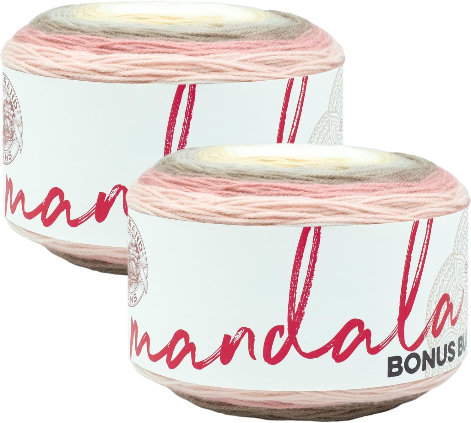 image:imageLion Brand Yarn Mandala Bonus Bundle Yarn Yarn for Knitting Crocheting and Crafting 1 Cake CentaurMeowth