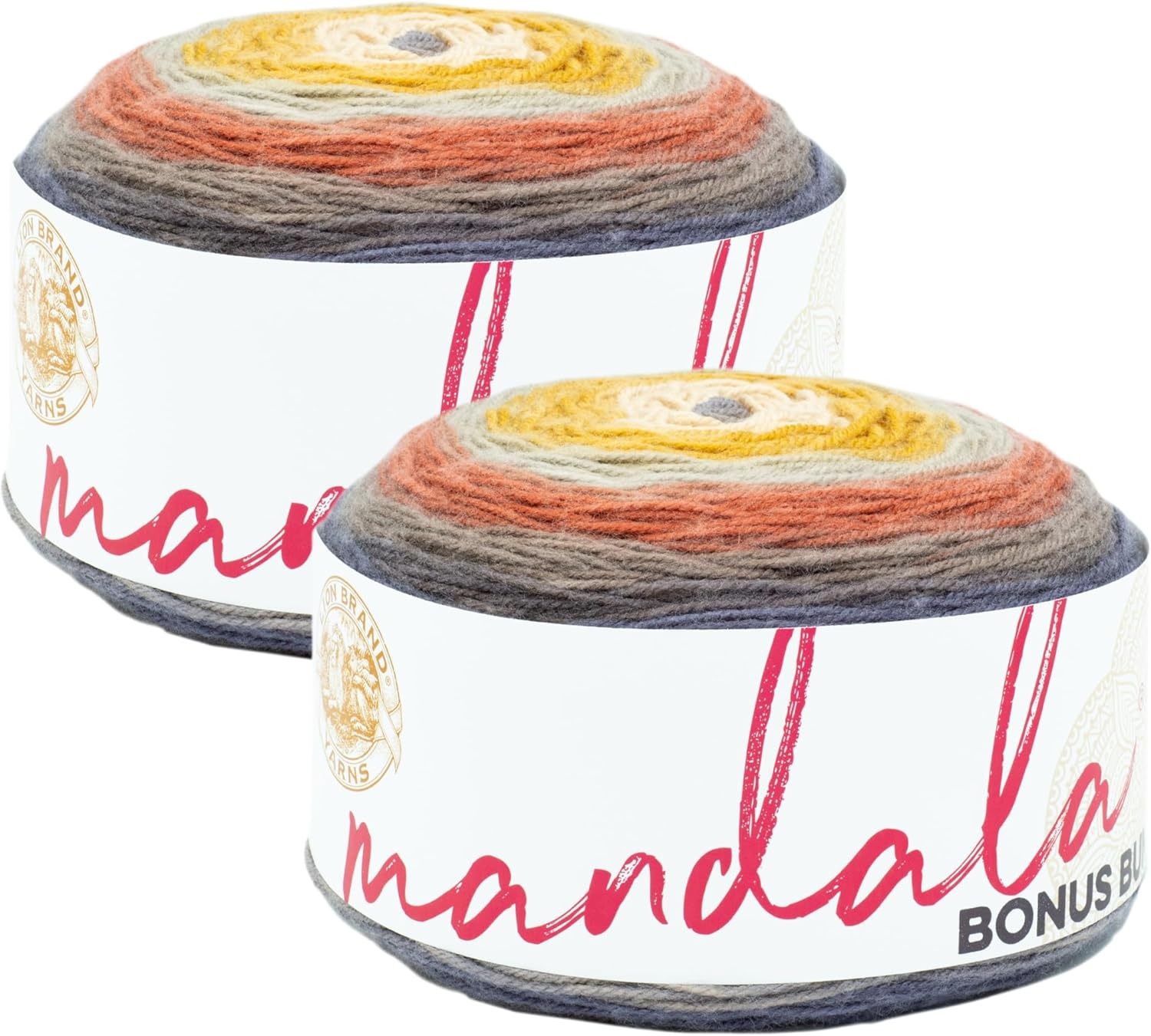 image:imageLion Brand Yarn Mandala Bonus Bundle Yarn Yarn for Knitting Crocheting and Crafting 1 Cake UnicornCentaur