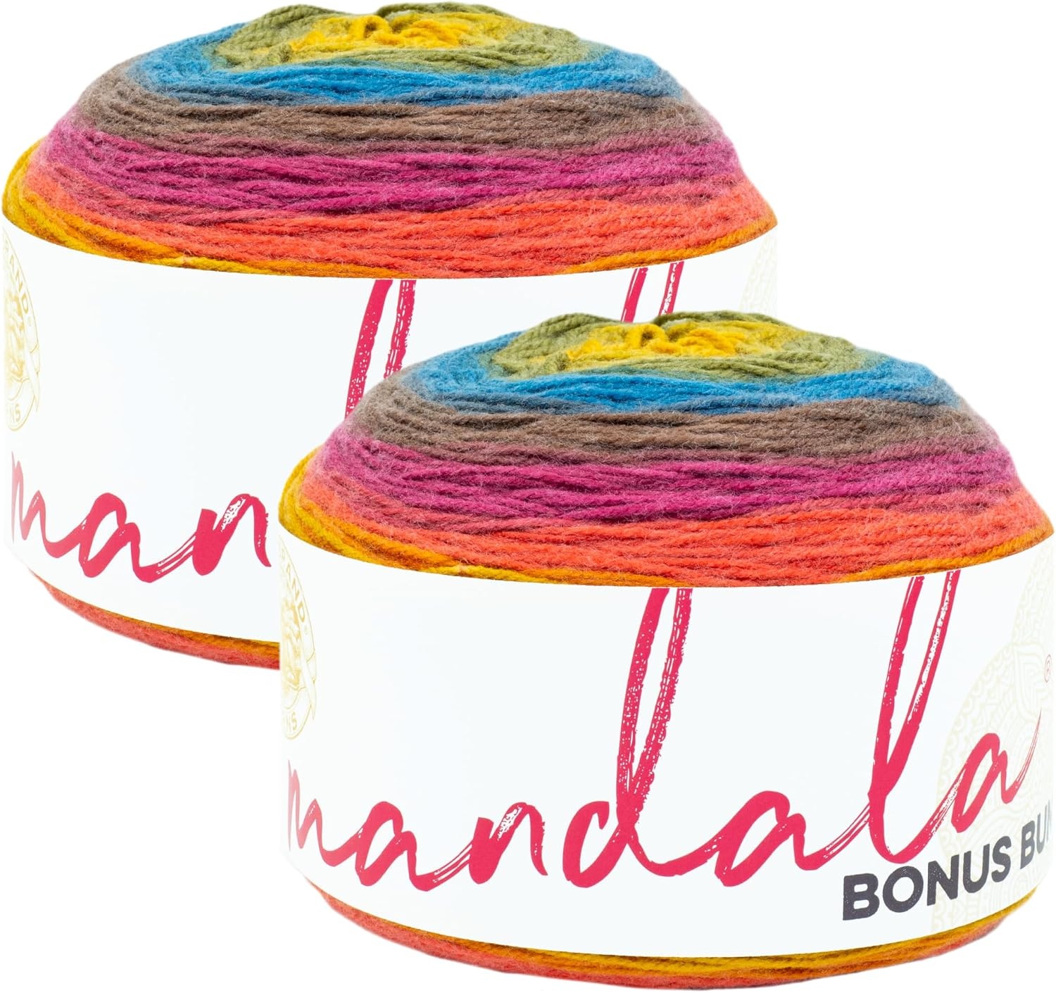 image:imageLion Brand Yarn Mandala Bonus Bundle Yarn Yarn for Knitting Crocheting and Crafting 1 Cake UnicornChimera