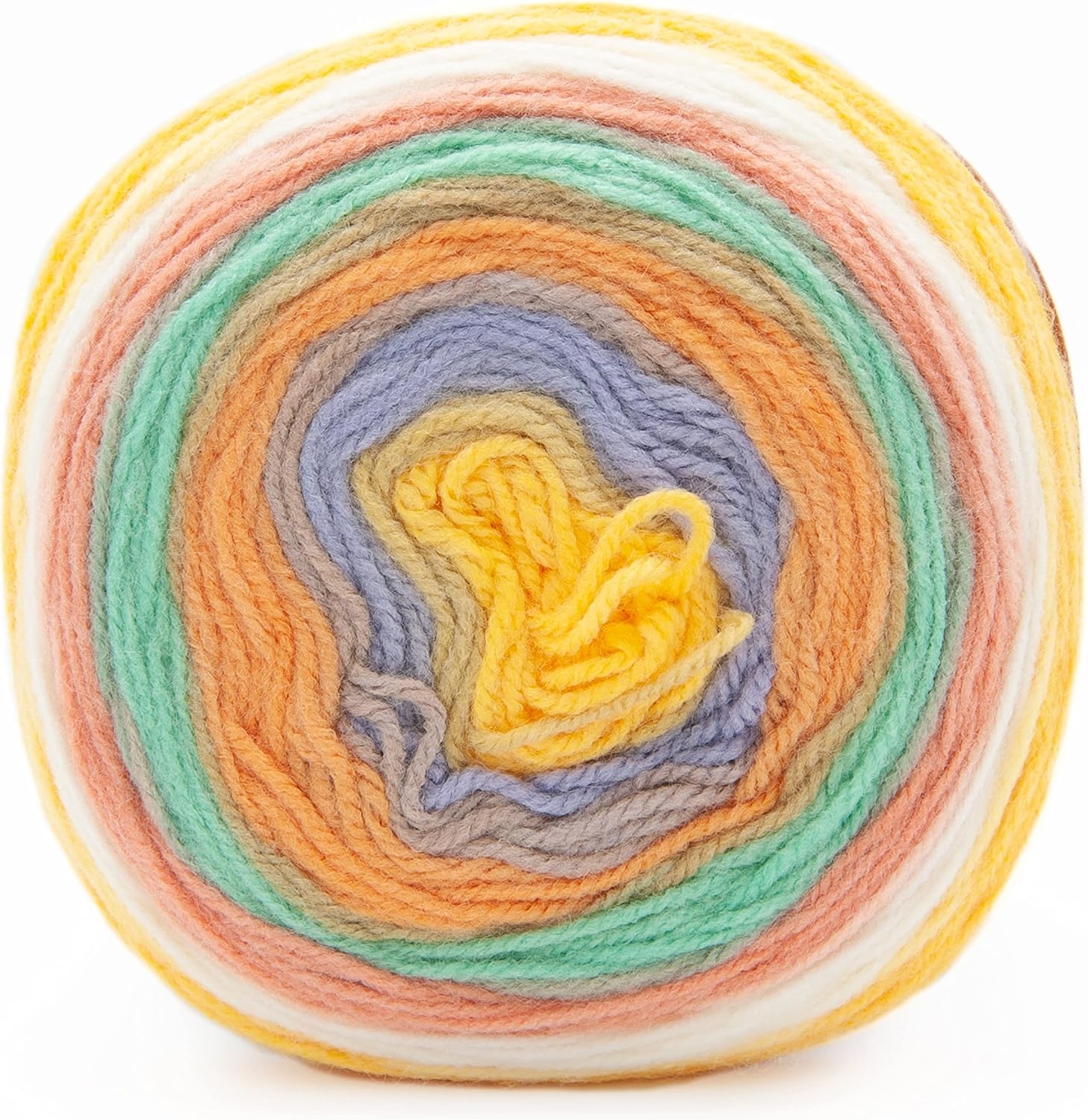image:imageLion Brand Yarn Mandala DK Lightweight Yarn for Knitting Crochet and Crafts Cupid 3 Pack SelfStriping Acrylic Fiber for Baby Blankets Multicolor Shawls and Variegated CardigansPixie