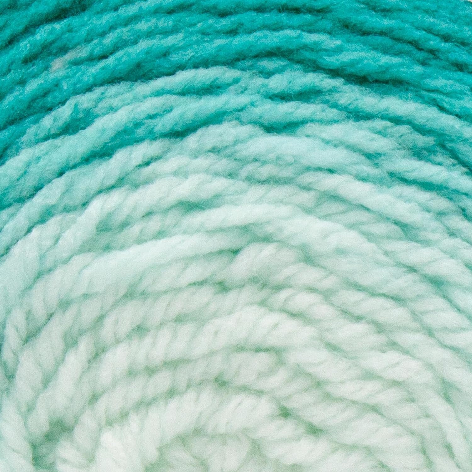 image:imageLion Brand Yarn Mandala Gradient Multicolor Yarn for Knitting Crochet and Crafting Red 1 Pack Self Striping Ombre Yarn for Worsted Weight Knit Blankets Soft Crochet Scarves Acrylic Sweaters Colorful CraftsSeagreen