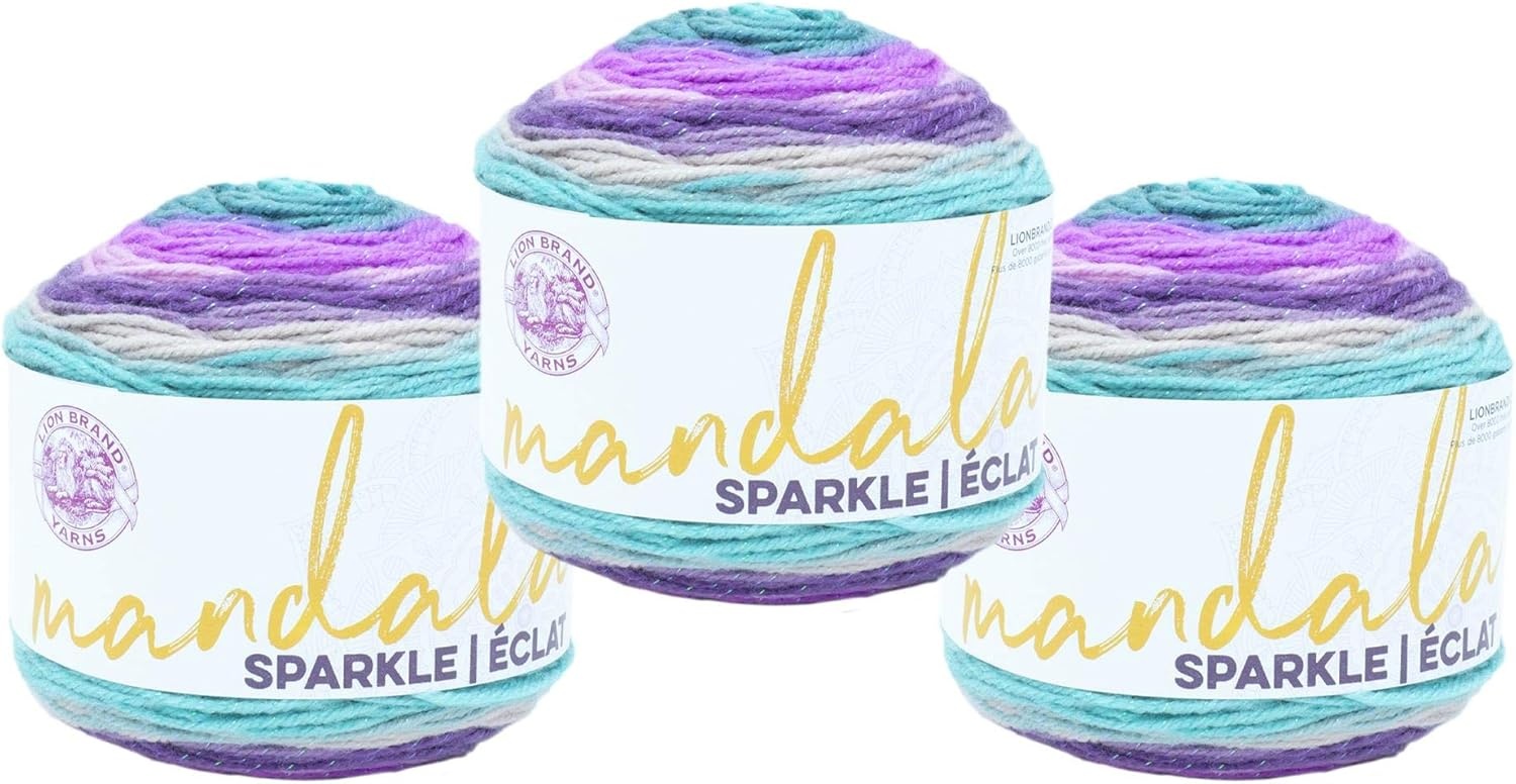 image:imageLion Brand Yarn Mandala Sparkle Yarn Crux 1 SkeinAquila