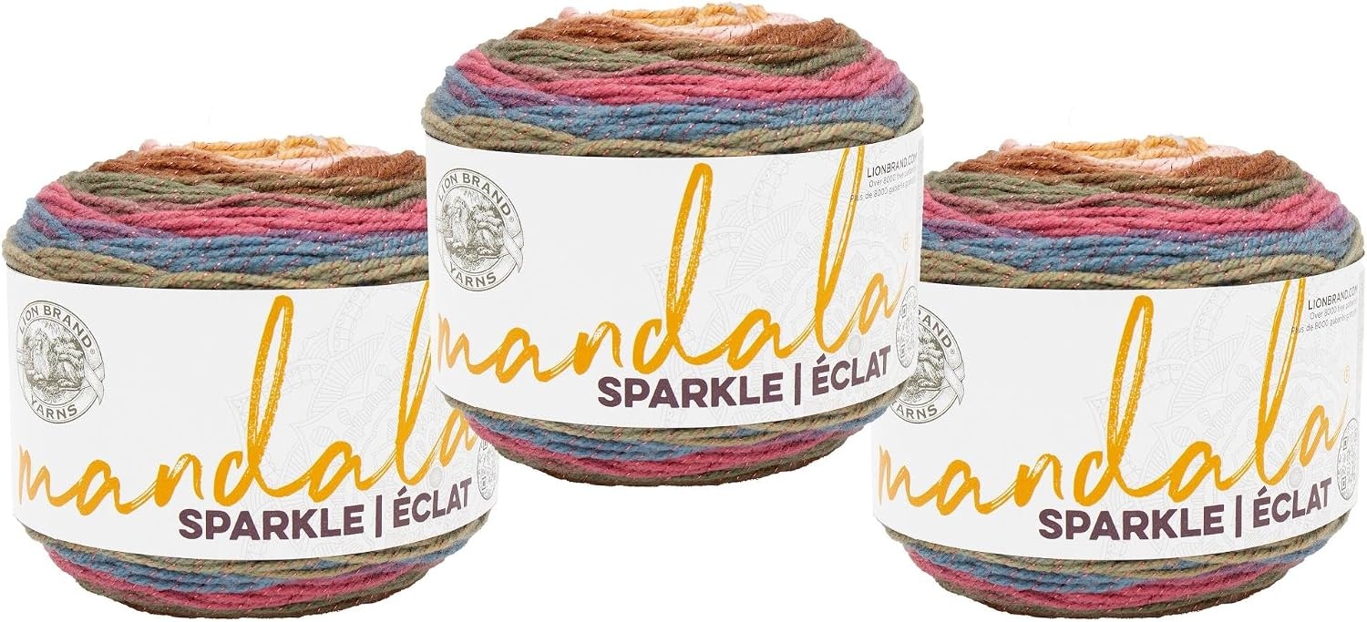 image:imageLion Brand Yarn Mandala Sparkle Yarn Crux 1 SkeinCetus