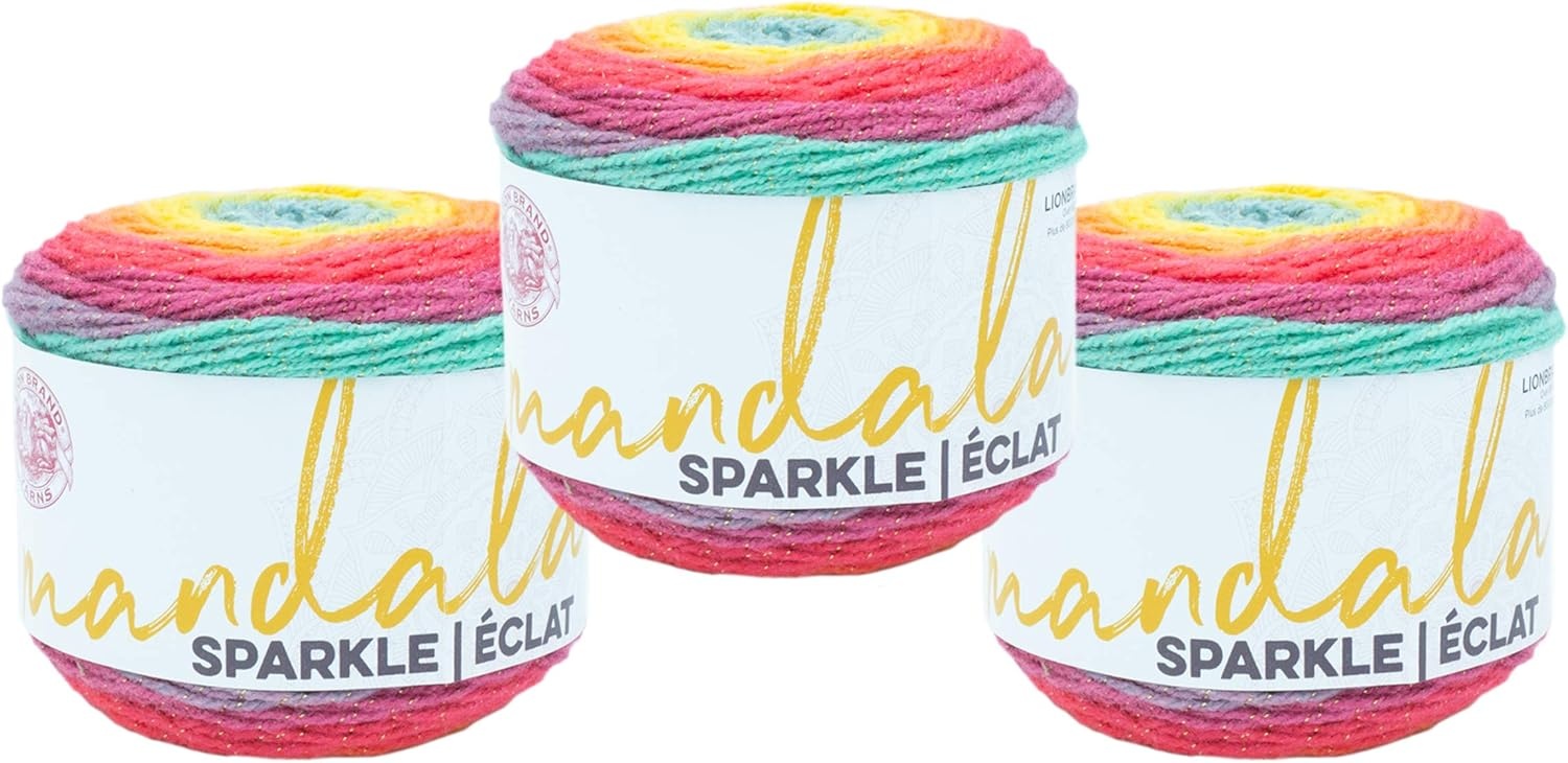 image:imageLion Brand Yarn Mandala Sparkle Yarn Crux 1 SkeinCrux