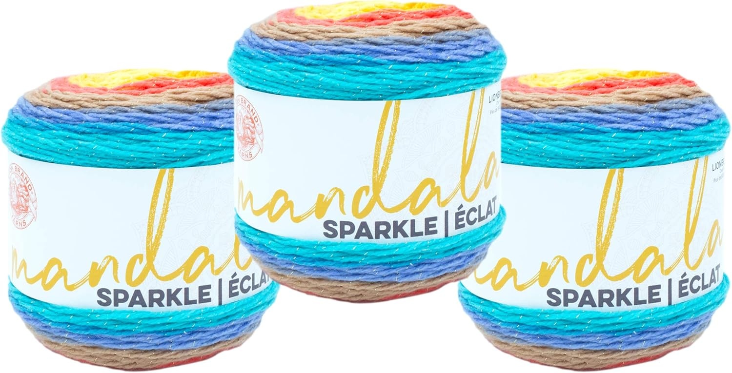 image:imageLion Brand Yarn Mandala Sparkle Yarn Crux 1 SkeinHercules