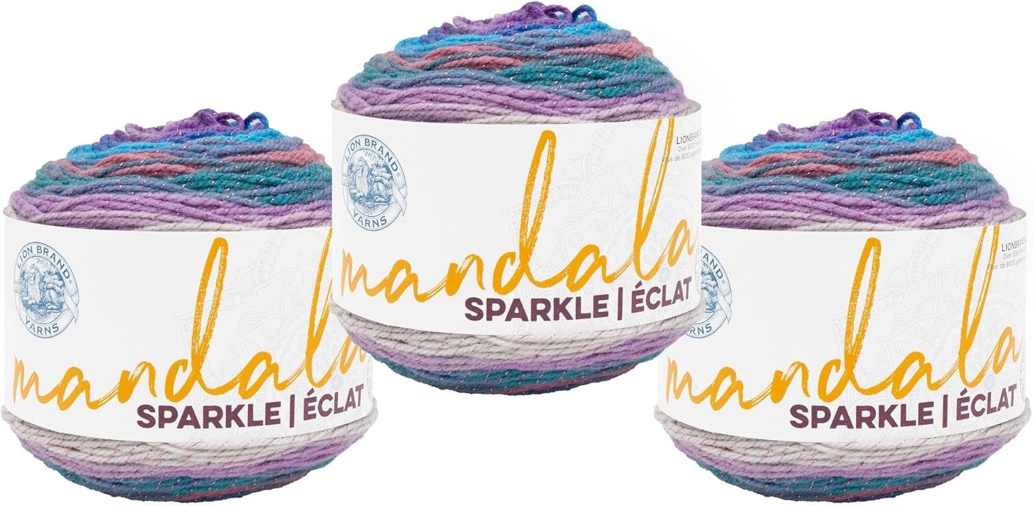 image:imageLion Brand Yarn Mandala Sparkle Yarn Crux 1 SkeinPyxis