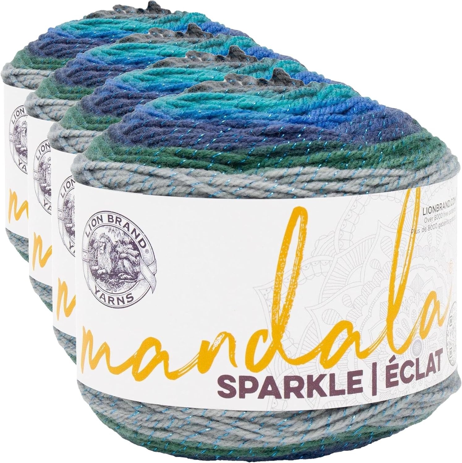 image:imageLion Brand Yarn Mandala Sparkle Yarn Crux 1 SkeinVolan