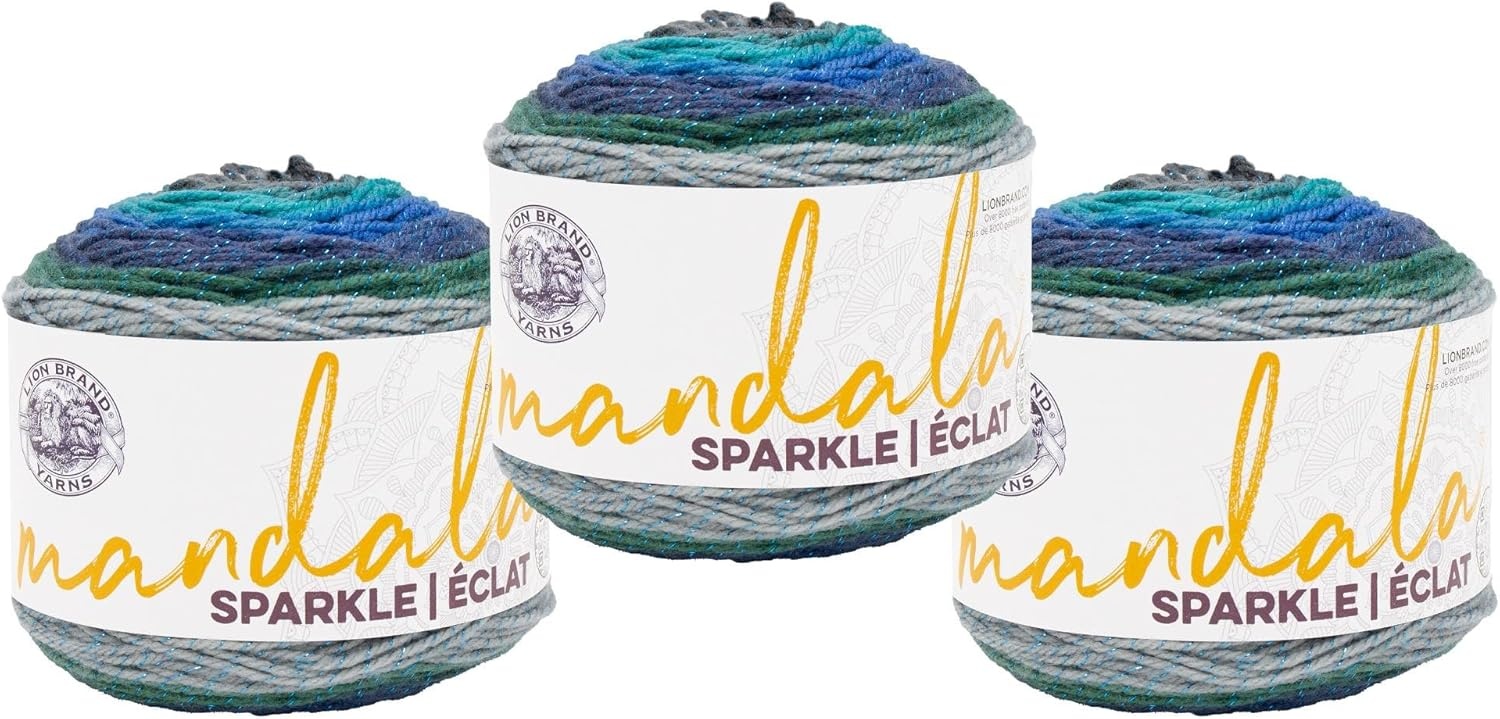 image:imageLion Brand Yarn Mandala Sparkle Yarn Crux 1 SkeinVolan