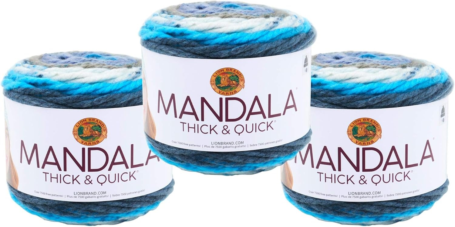 image:imageLion Brand Yarn Mandala Thick amp Quick yarn StairwellLabyrinth