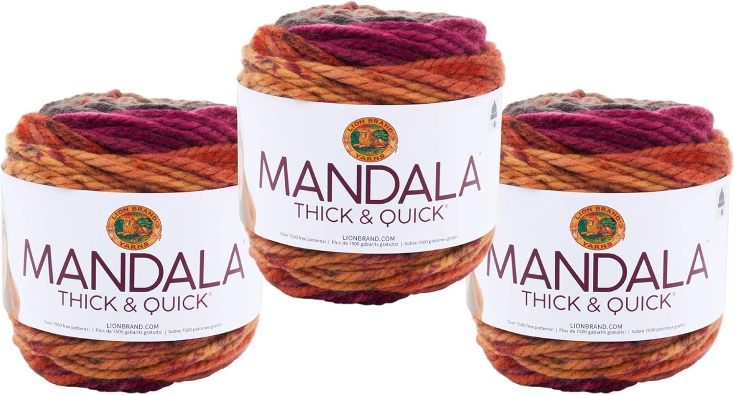 image:imageLion Brand Yarn Mandala Thick amp Quick yarn StairwellPocket Watch