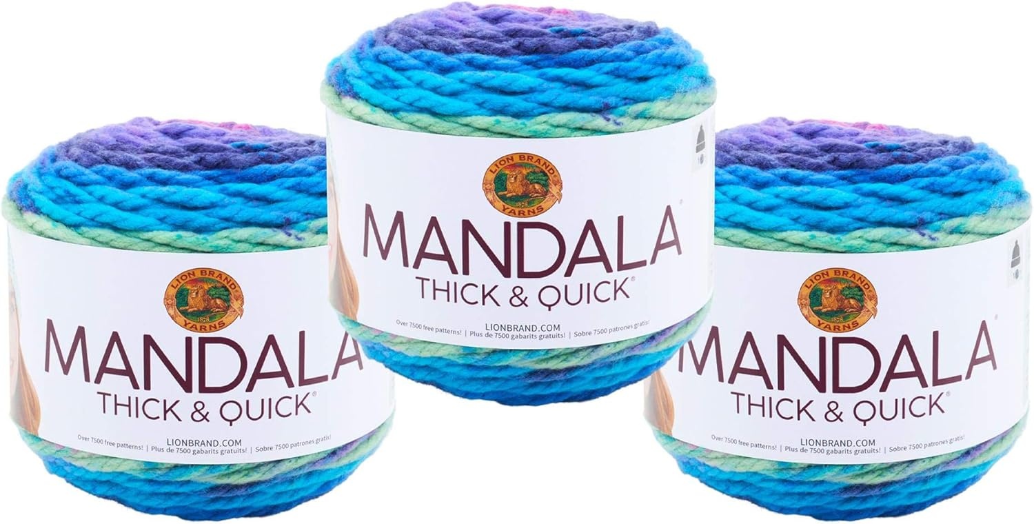 image:imageLion Brand Yarn Mandala Thick amp Quick yarn StairwellVortex