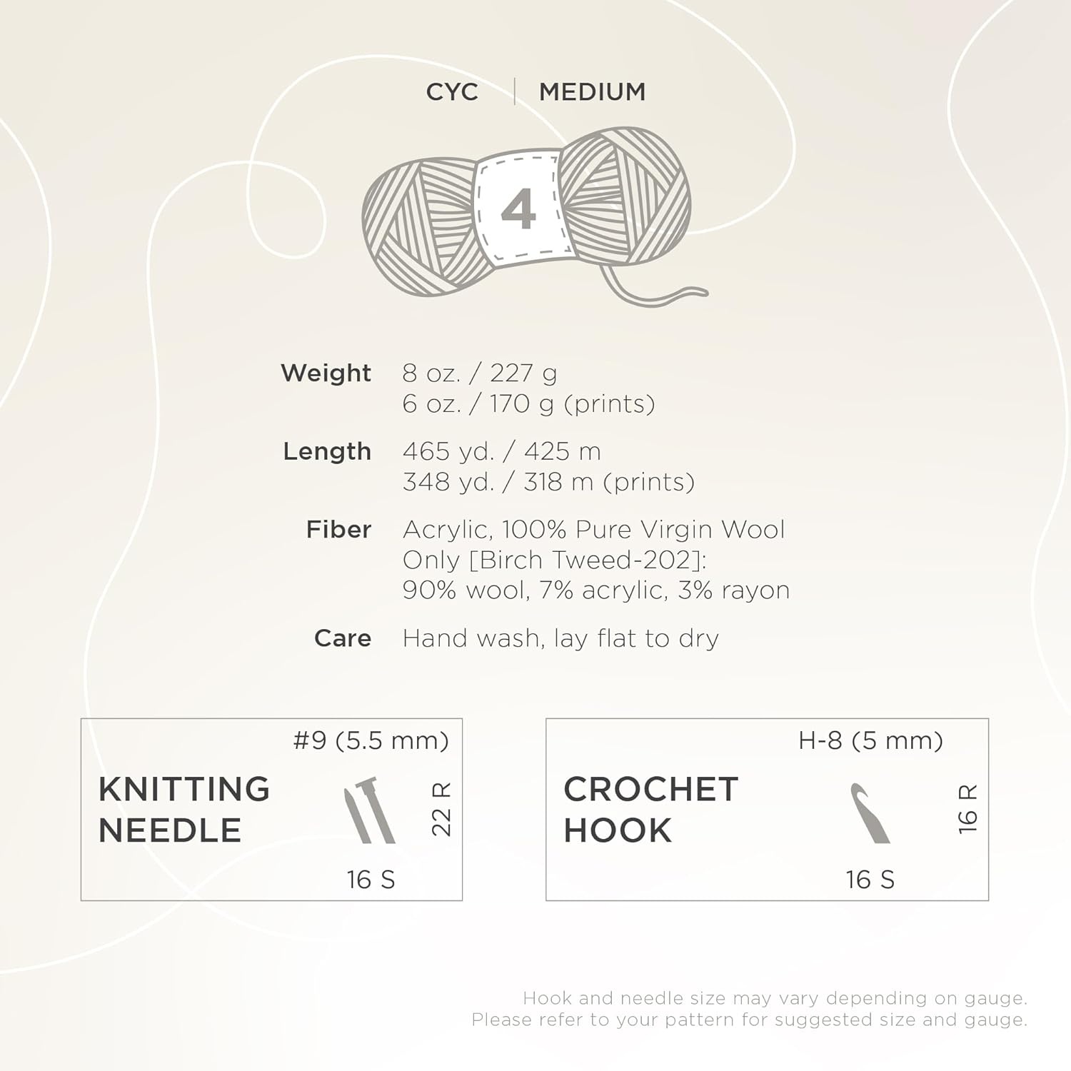 image:imageLion Brand Yarn MediumWeight Fishermens Wool Yarn for Knitting Crocheting and Crafts Oatmeal 3 PackOatmeal