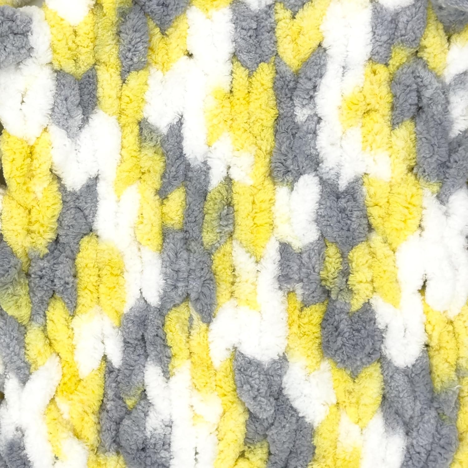 image:imageLion Brand Yarn Off The Hook Yarn Bulky NoNeedle Craft Yarn for Crocheting HandKnitting 1Pack Flower PowerLemon Drop