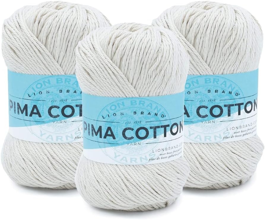 image:imageLion Brand Yarn Pima Cotton Yarn Patagonia 1 SkeinVintage