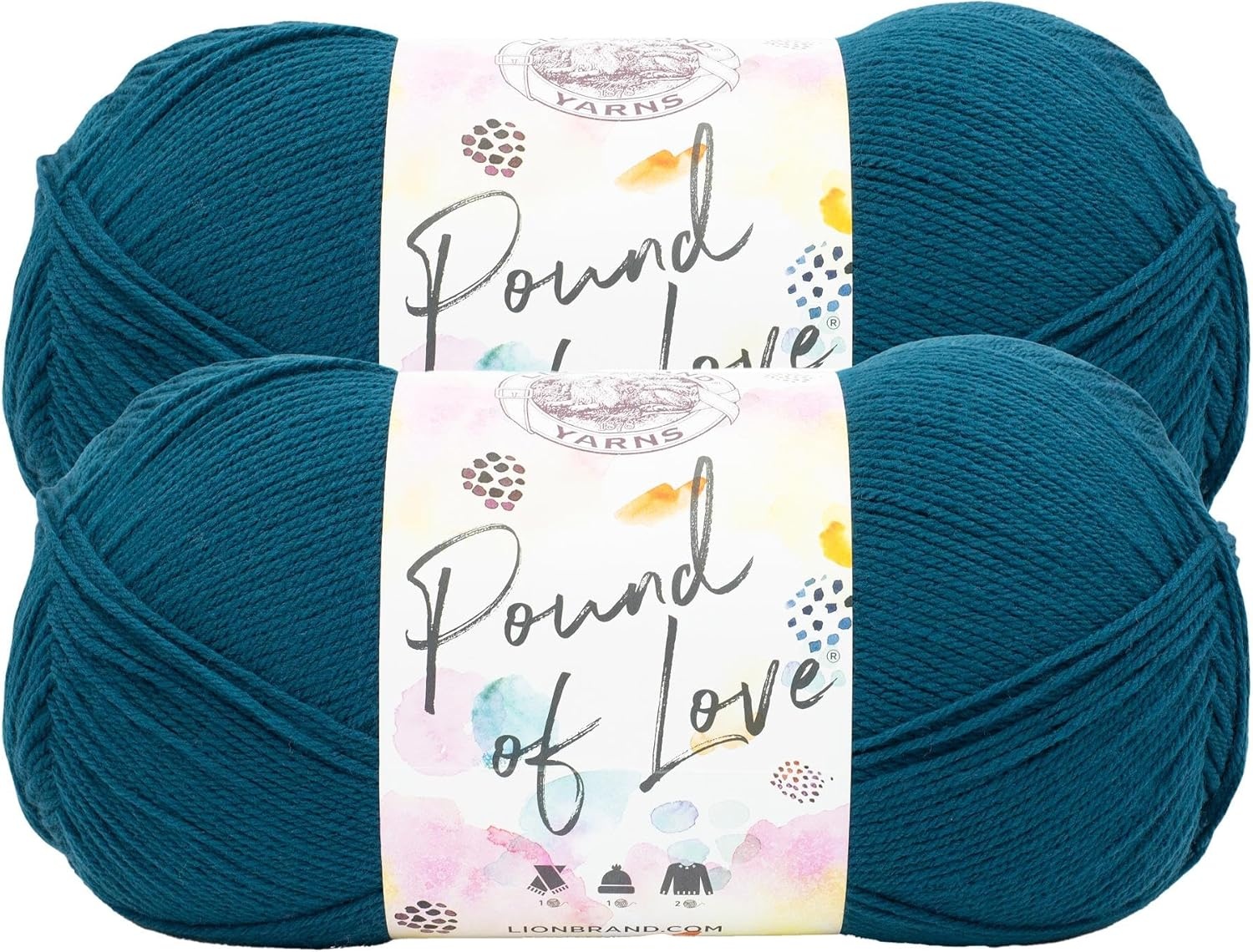 image:imageLion Brand Yarn Pound of Love Large Value Yarn for Knitting Crochet and Crafts Vanilla 1 PackCascade