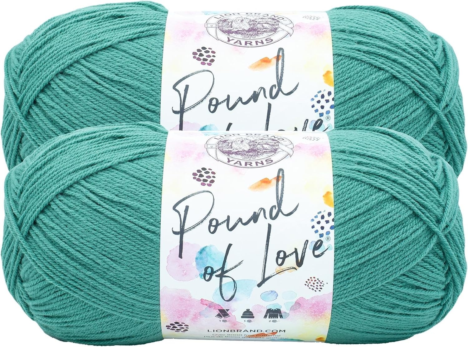 image:imageLion Brand Yarn Pound of Love Large Value Yarn for Knitting Crochet and Crafts Vanilla 1 PackWaterfall