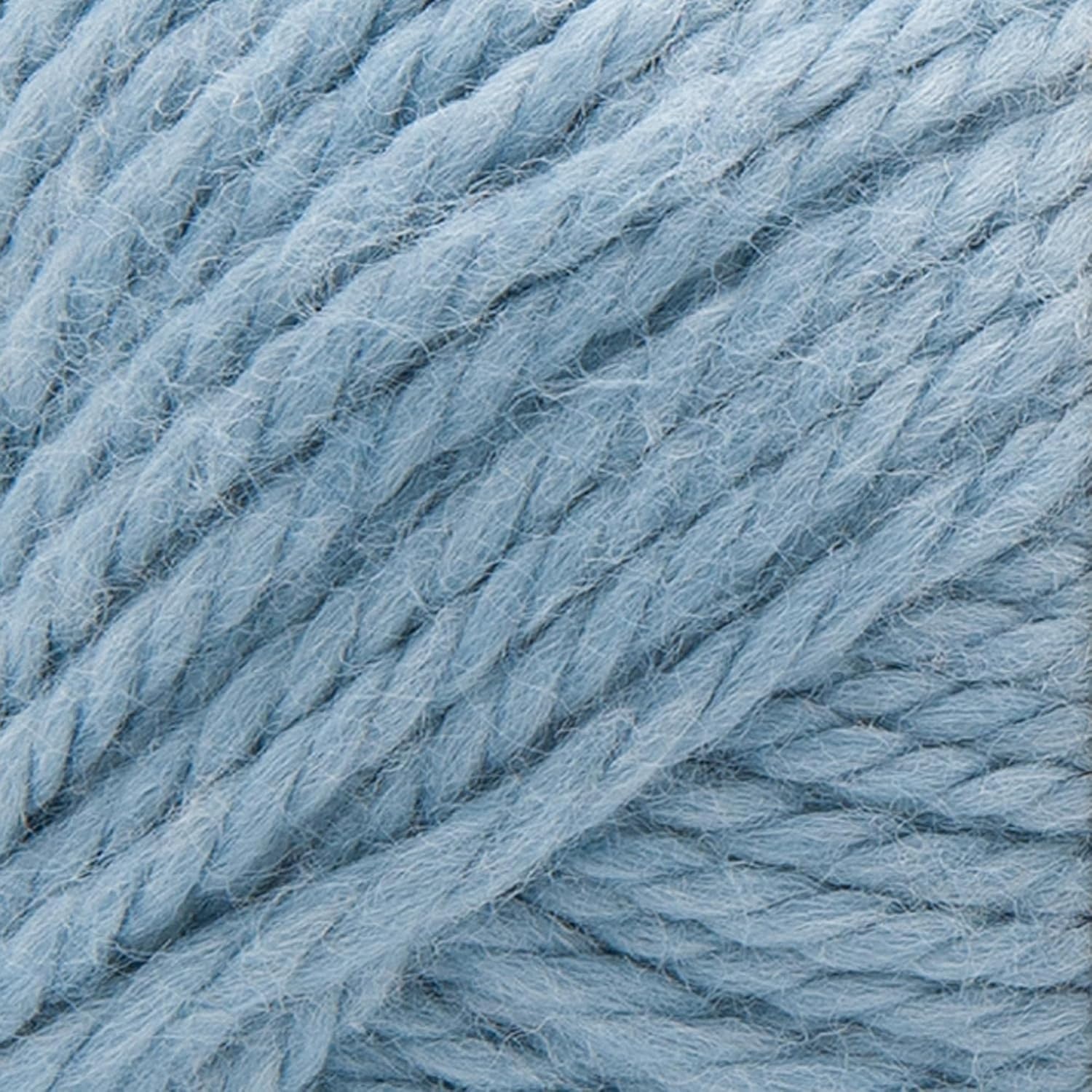image:imageLion Brand Yarn ReSpun Thick amp Quick Super Bulky Yarn for Knitting Crochet and Crafts Wisteria 1 Pack Soft Fiber for Chunky Blankets Bulky Throws and Cozy SweatersFaded Denim