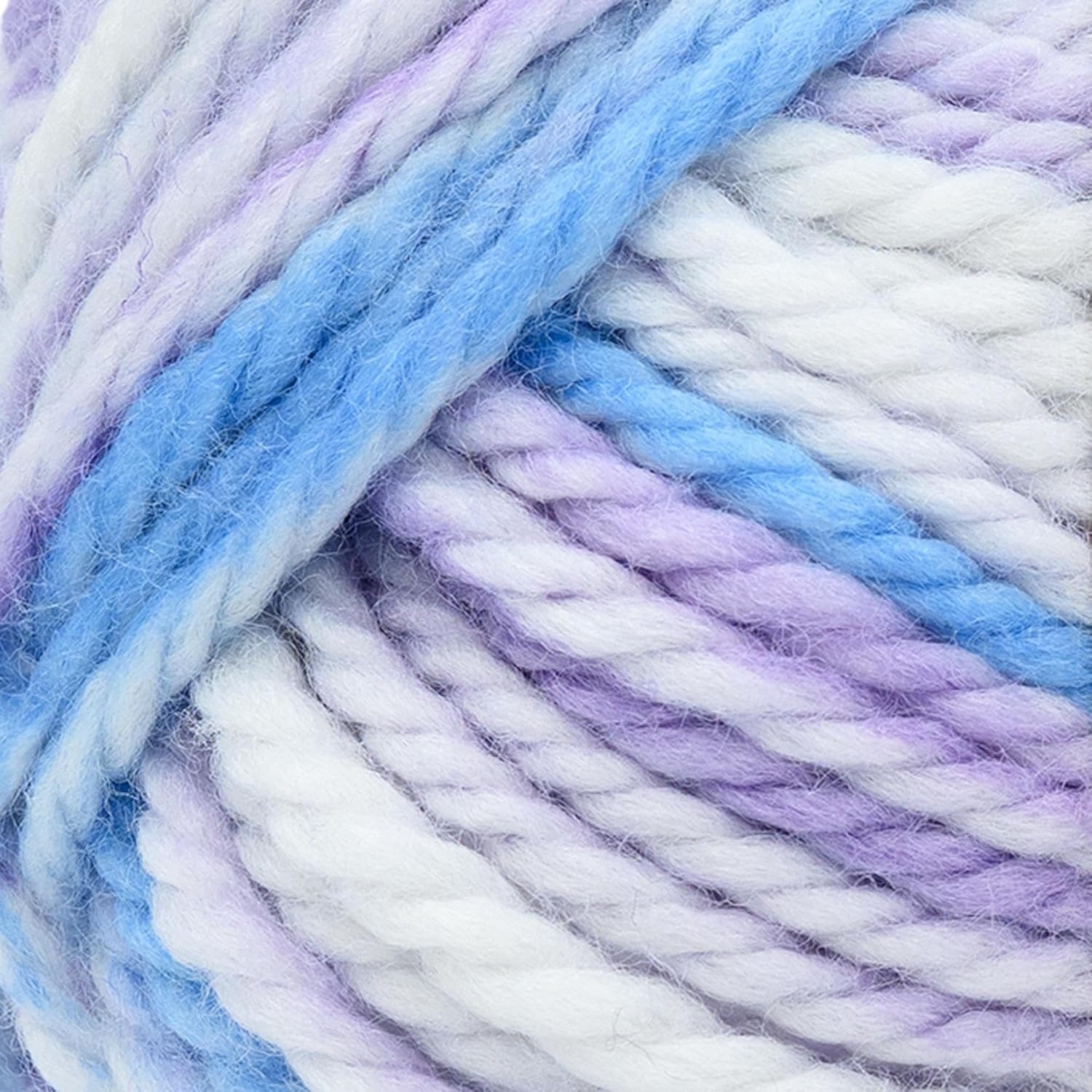 image:imageLion Brand Yarn ReSpun Thick amp Quick Super Bulky Yarn for Knitting Crochet and Crafts Wisteria 1 Pack Soft Fiber for Chunky Blankets Bulky Throws and Cozy SweatersHyacinth