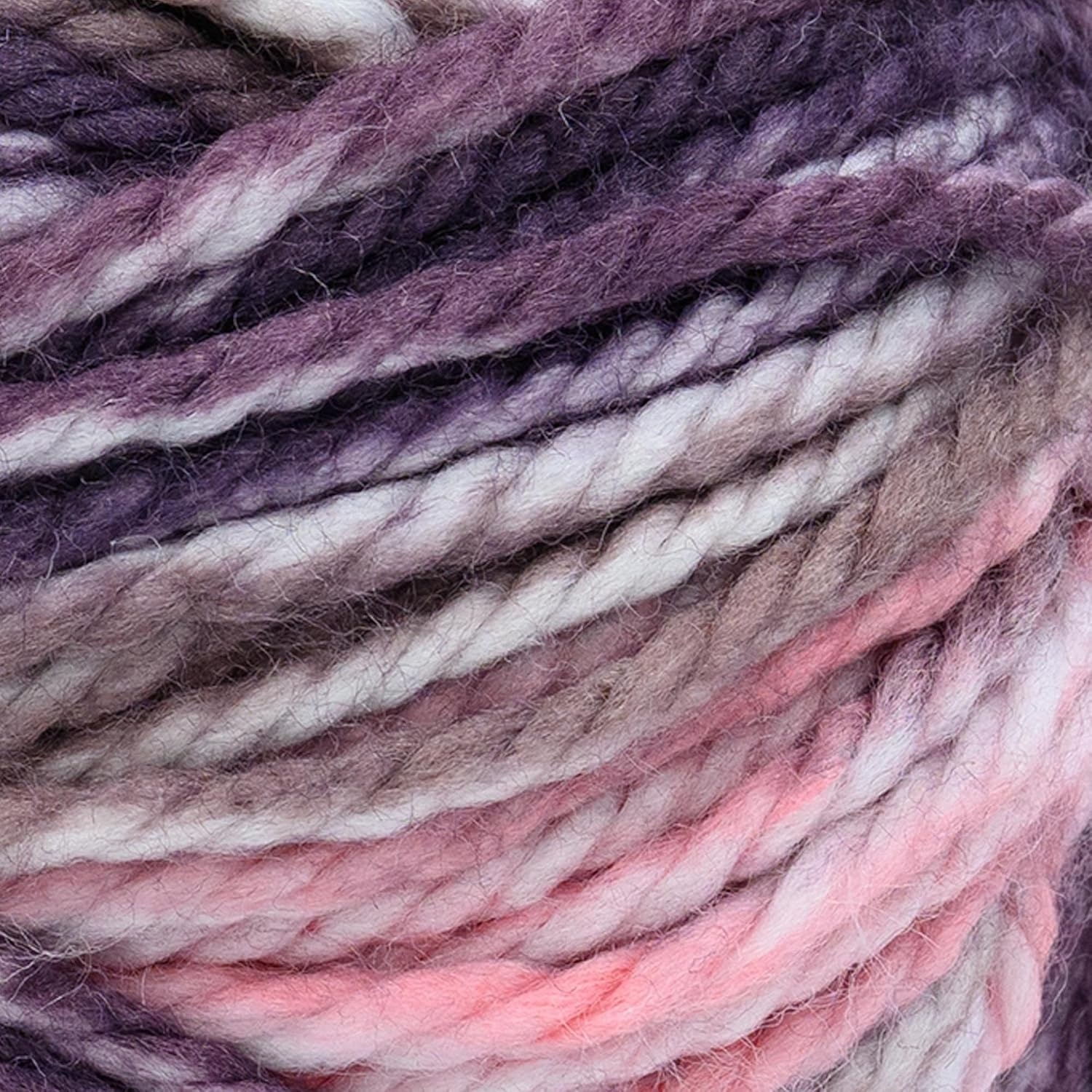 image:imageLion Brand Yarn ReSpun Thick amp Quick Super Bulky Yarn for Knitting Crochet and Crafts Wisteria 1 Pack Soft Fiber for Chunky Blankets Bulky Throws and Cozy SweatersMixed Berries