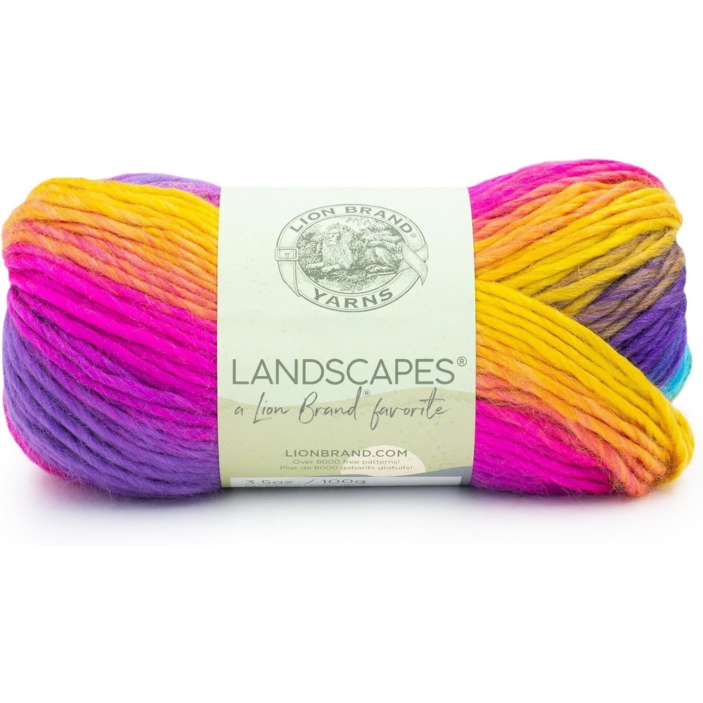 image:image1 Skein Lion Brand Yarn Landscapes Yarn Desert SpringBoardwalk