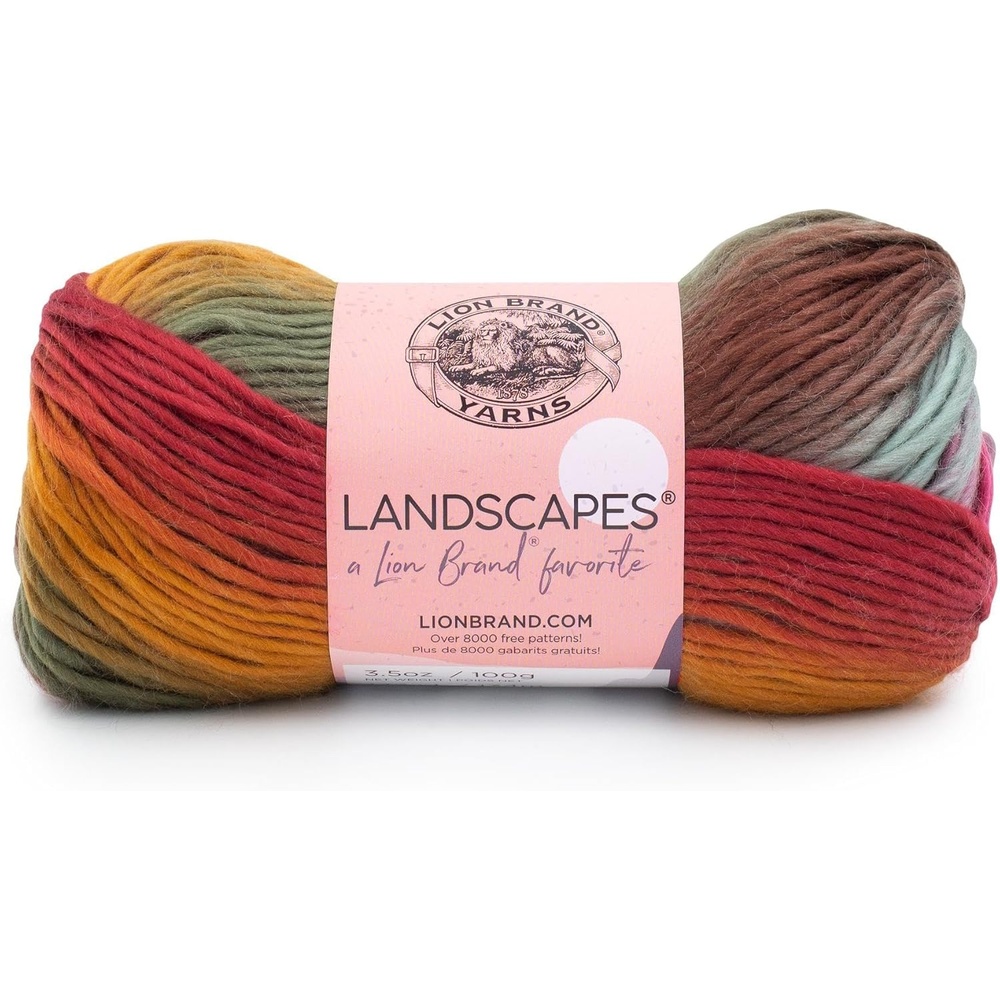 image:image1 Skein Lion Brand Yarn Landscapes Yarn Desert SpringDesert Spring
