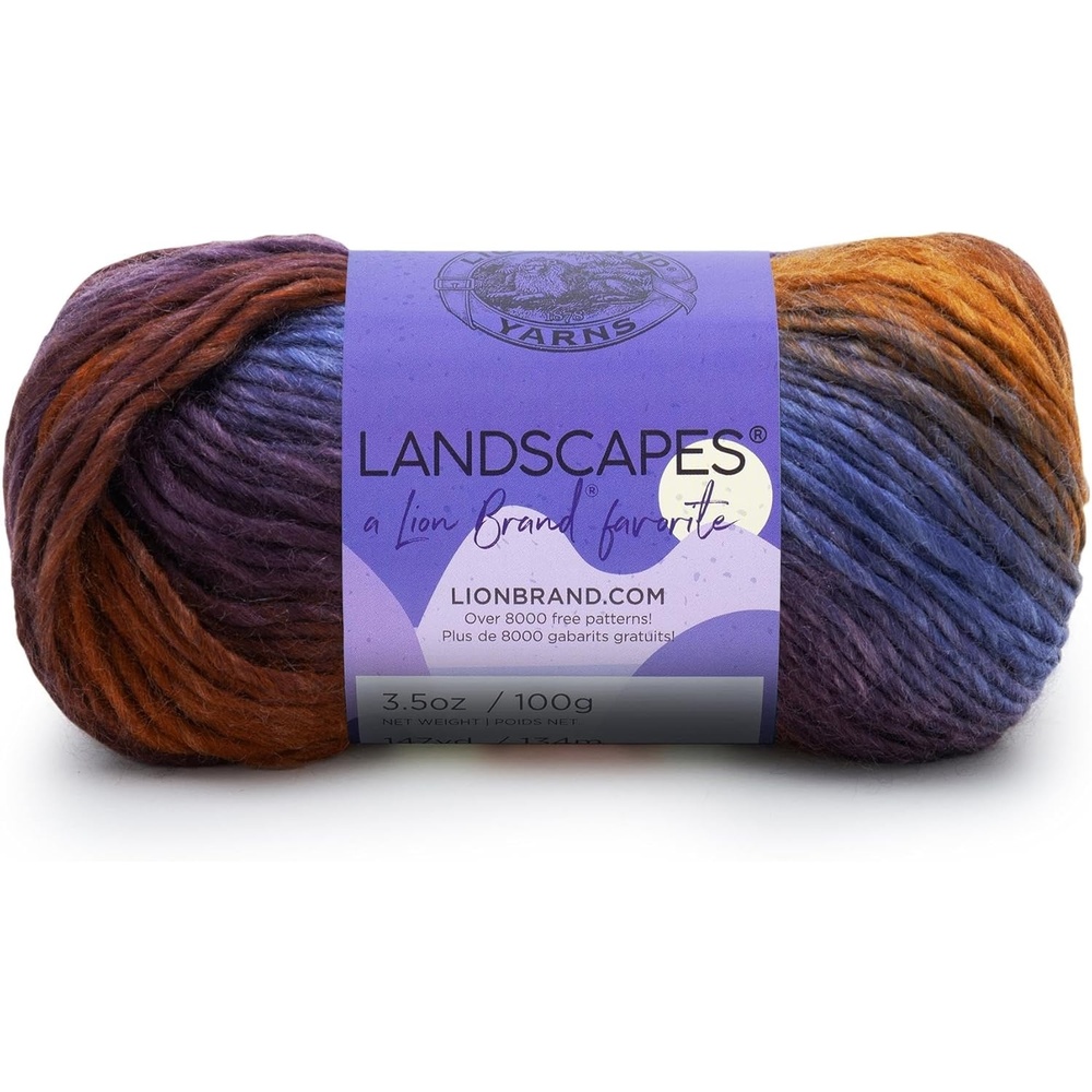 image:image1 Skein Lion Brand Yarn Landscapes Yarn Desert SpringMountain Range