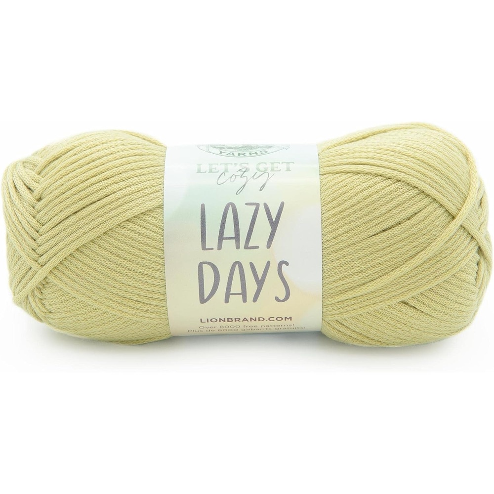 image:imageLion Brand Lazy Days Beginner Yarn for Knitting Crocheting and Crafts Clay 3 PackLichen