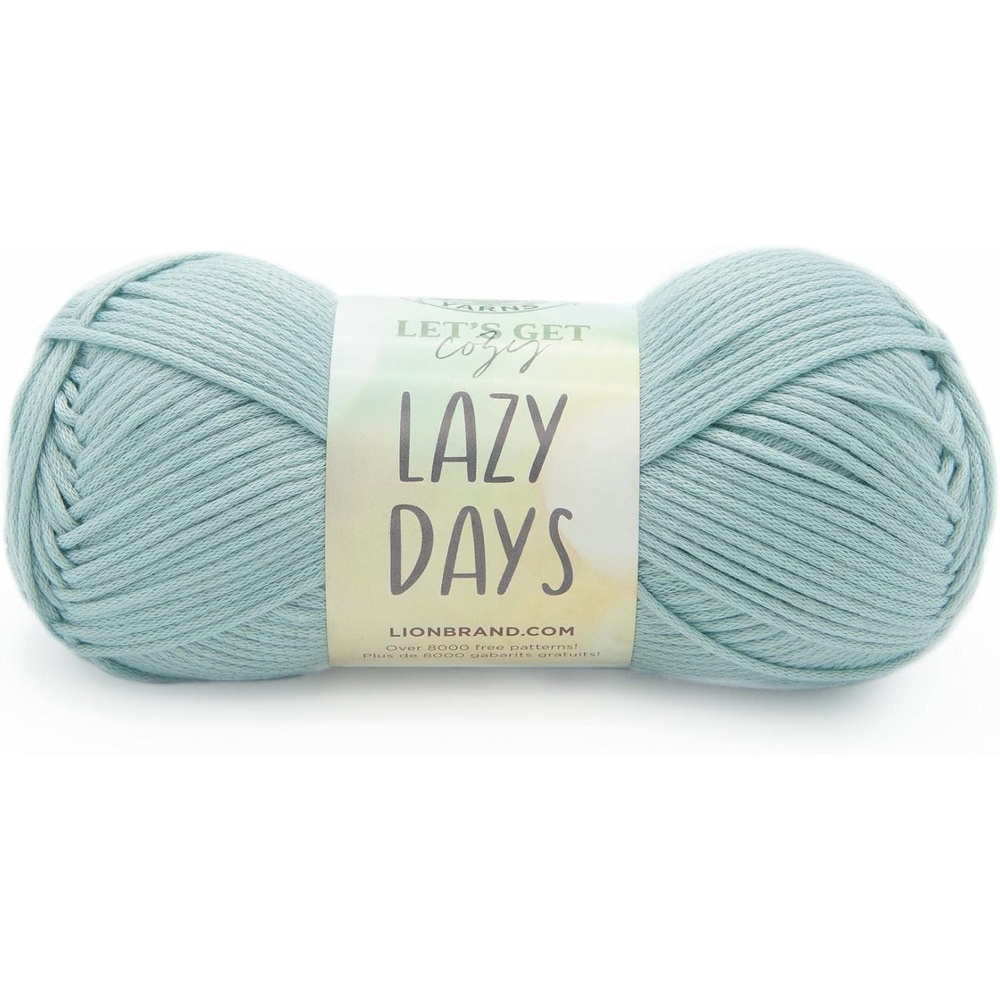 image:imageLion Brand Lazy Days Beginner Yarn for Knitting Crocheting and Crafts Clay 3 PackSurf Spray