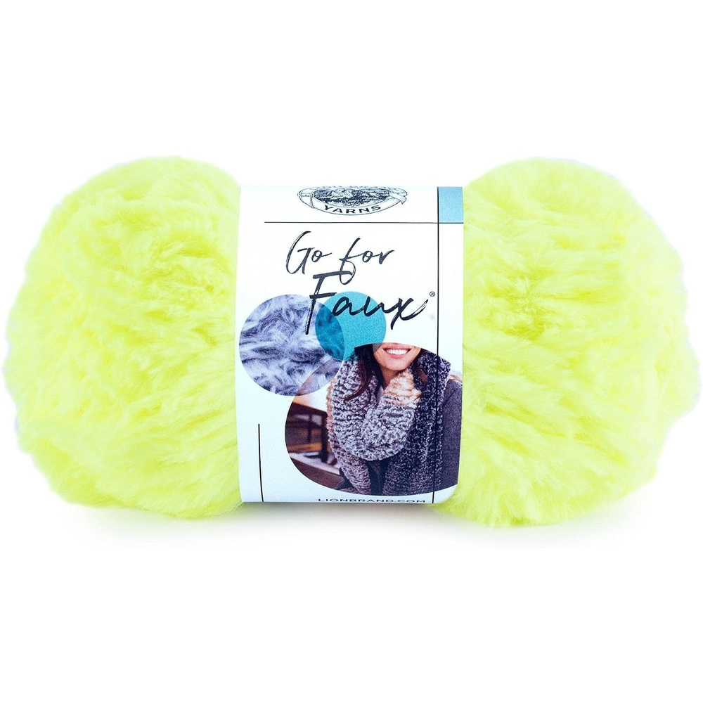 image:imageLion Brand Yarn Bulky Go for Faux Bulky Yarn for Knitting amp Crocheting Baked Alaska 3 PackLightning Bug