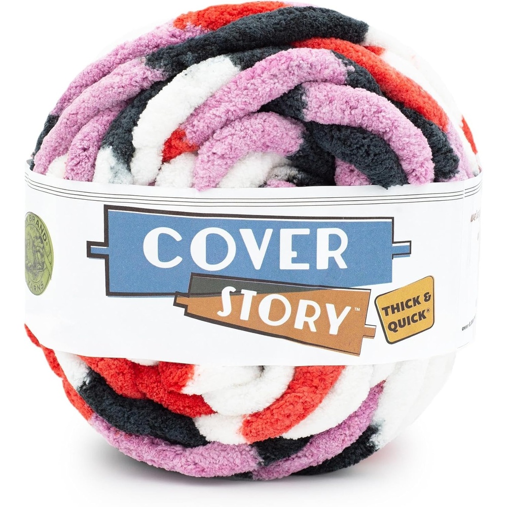 image:imageLion Brand Yarn Cover Story Thick amp Quick Blanket Yarn Marsh 1 PackMetropolis