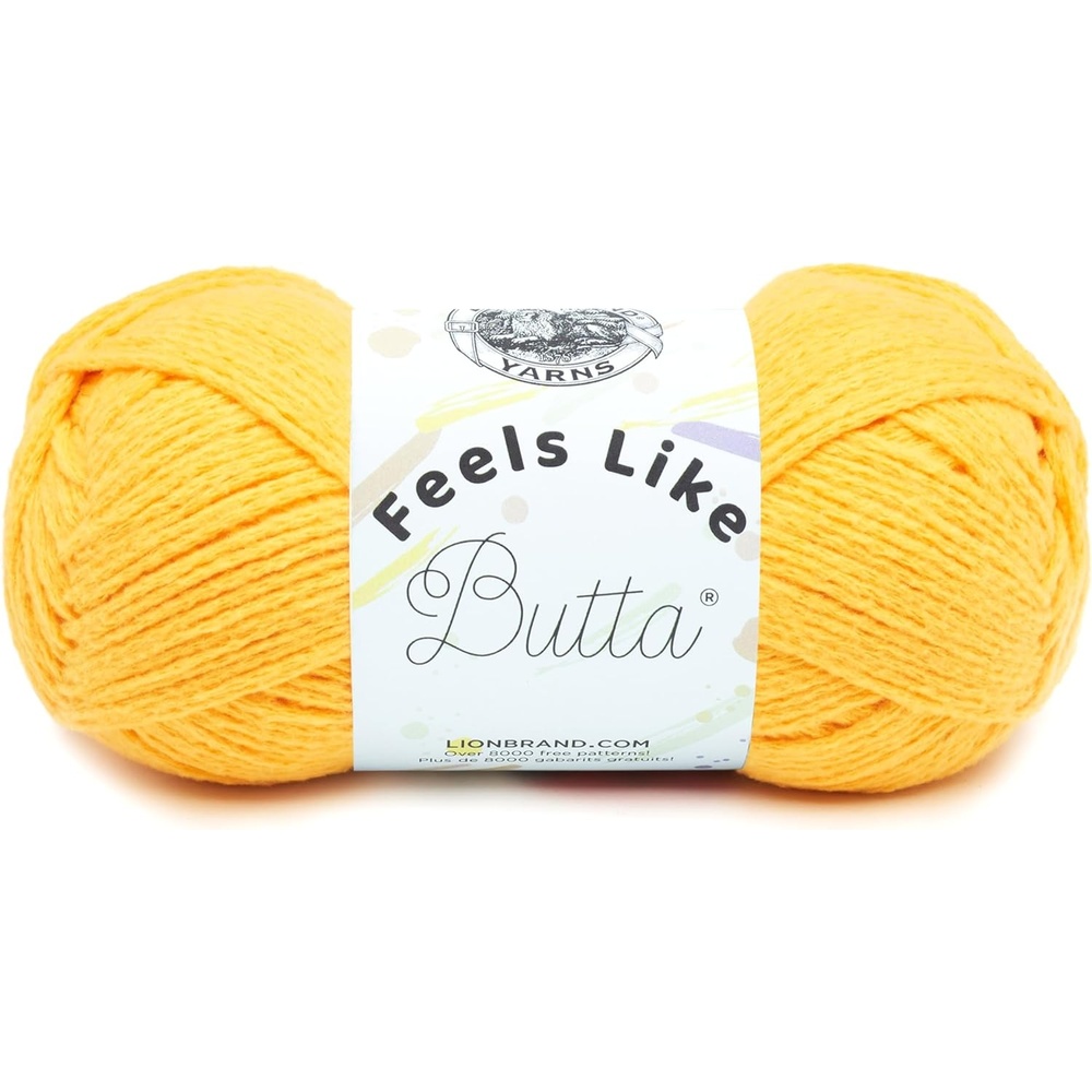 image:imageLion Brand Yarn Feel Like Butta Velvety Soft Yarn for Knitting Crochet and Crafts Pink 1 Pack Chenille Like Fiber for Plush Baby Blankets Amigurumi Toys and Worsted Weight SweatersYellow