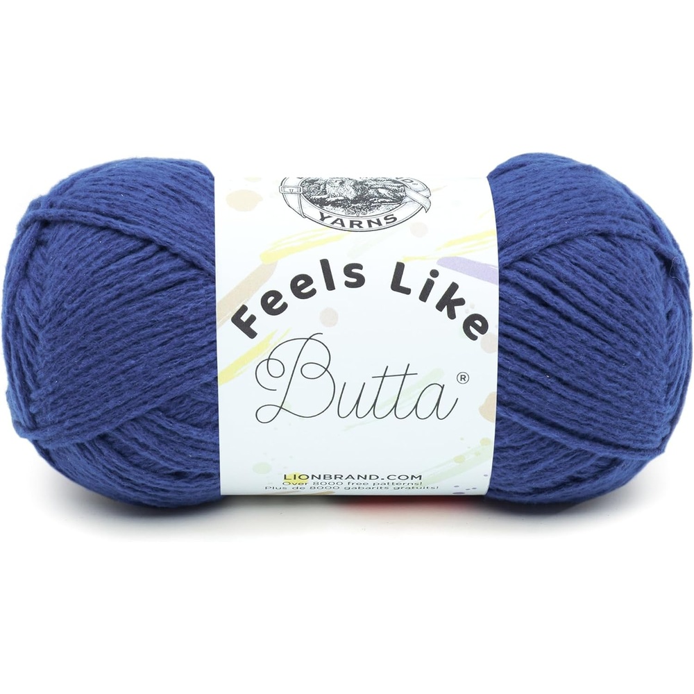 image:imageLion Brand Yarn Feel Like Butta Velvety Soft Yarn for Knitting Crochet and Crafts Pink 1 Pack Chenille Like Fiber for Plush Baby Blankets Amigurumi Toys and Worsted Weight SweatersRoyal Blue
