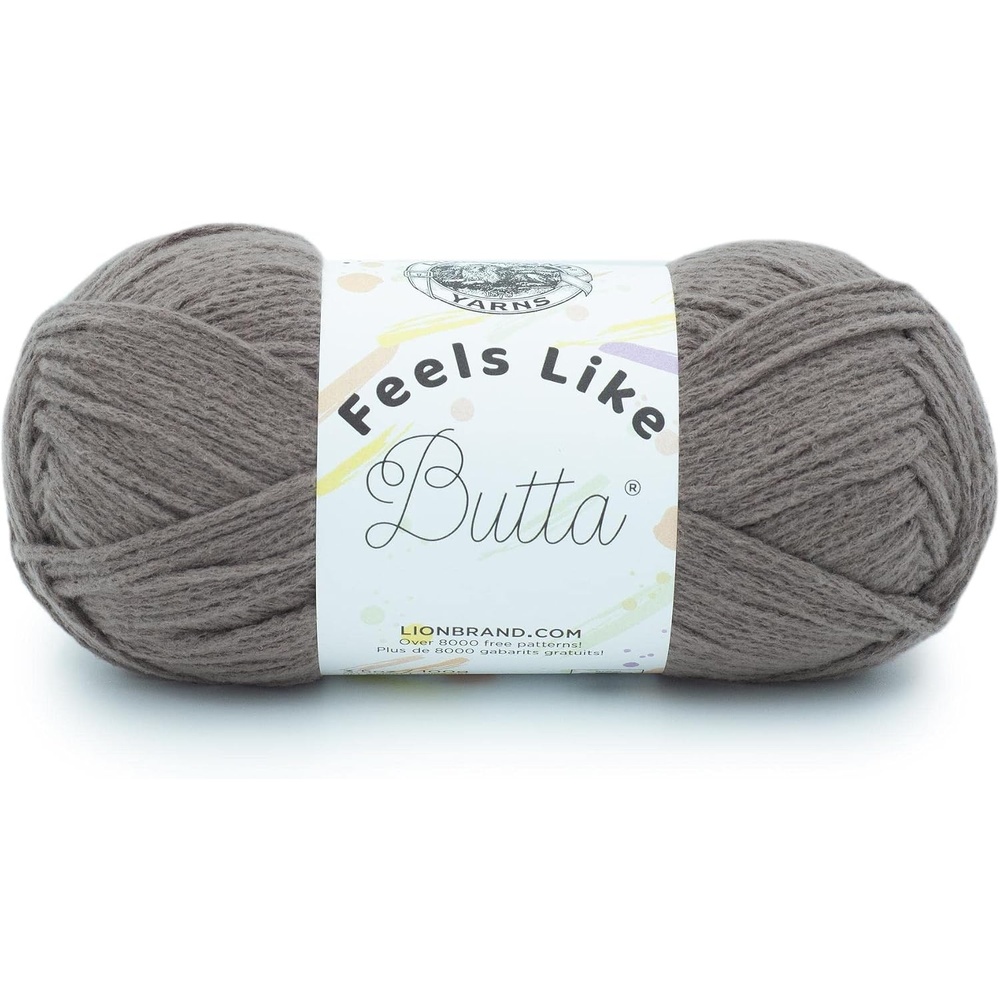 image:imageLion Brand Yarn Feel Like Butta Velvety Soft Yarn for Knitting Crochet and Crafts Pink 1 Pack Chenille Like Fiber for Plush Baby Blankets Amigurumi Toys and Worsted Weight SweatersCocoa