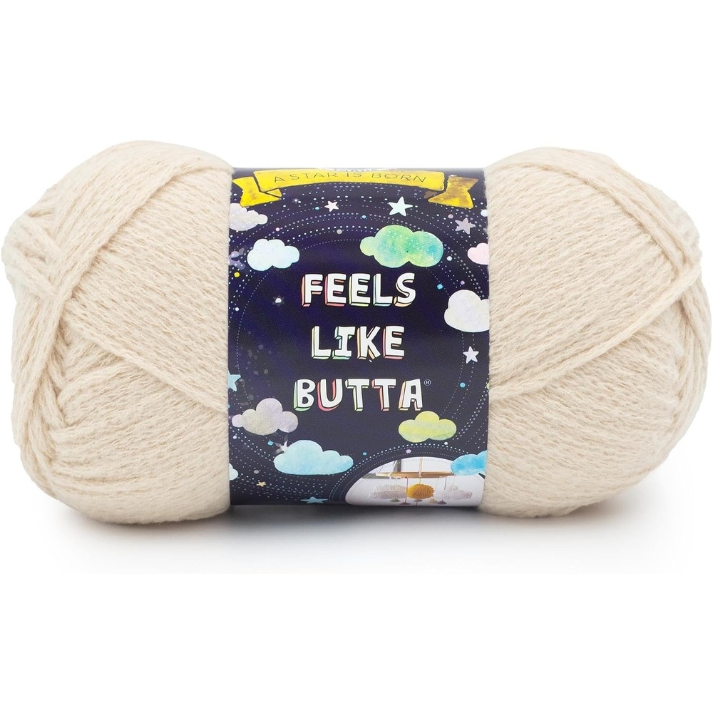 image:imageLion Brand Yarn Feel Like Butta Velvety Soft Yarn for Knitting Crochet and Crafts Pink 1 Pack Chenille Like Fiber for Plush Baby Blankets Amigurumi Toys and Worsted Weight SweatersNeutral