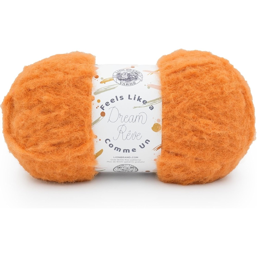 image:imageLion Brand Yarn Feels Like A Dream Soft Yarn for Knitting and Crochet Sunflower 3 PackOrange Zest