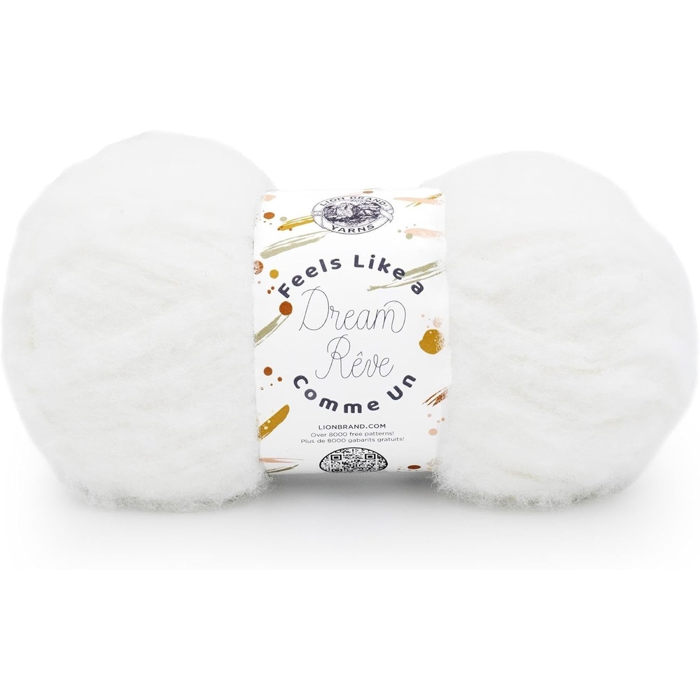 image:imageLion Brand Yarn Feels Like A Dream Soft Yarn for Knitting and Crochet Sunflower 3 PackSnowflake
