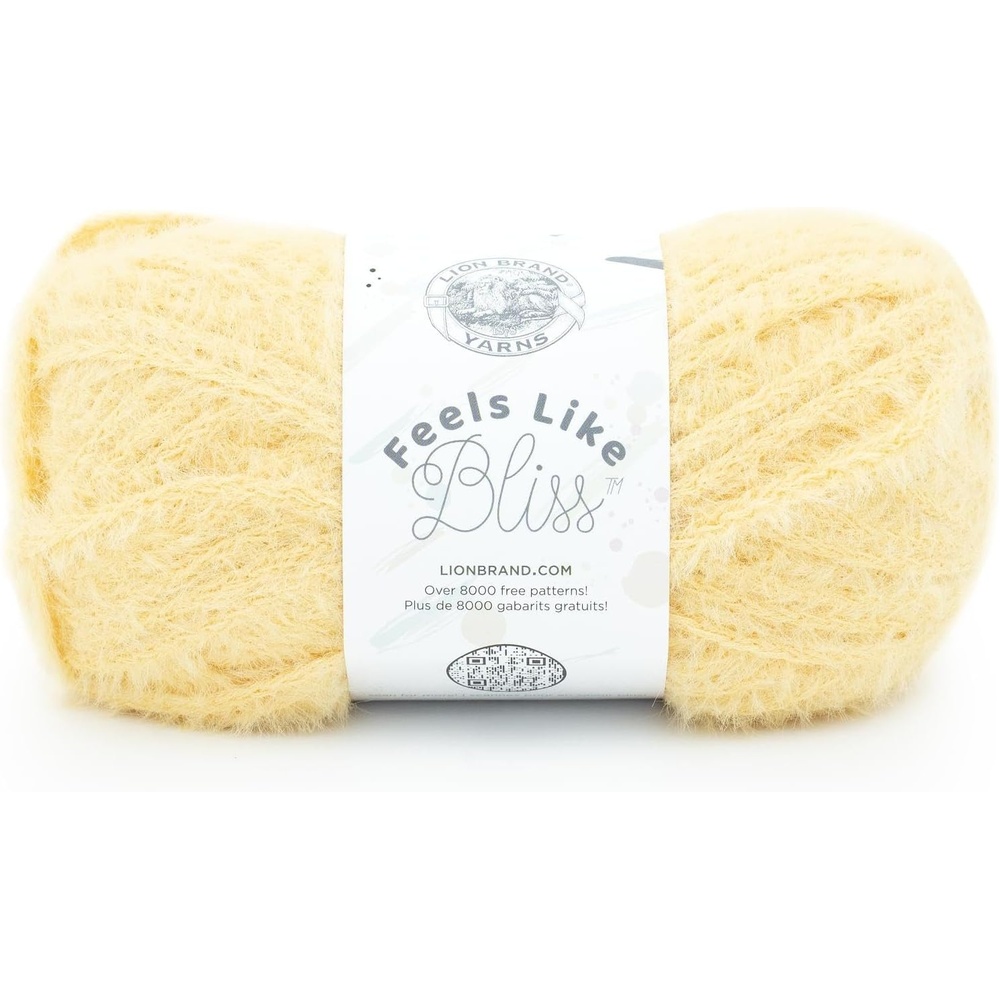 image:imageLion Brand Yarn Feels Like Bliss Bulky Yarn for Knitting Sand Dollar 1 PackButtercup