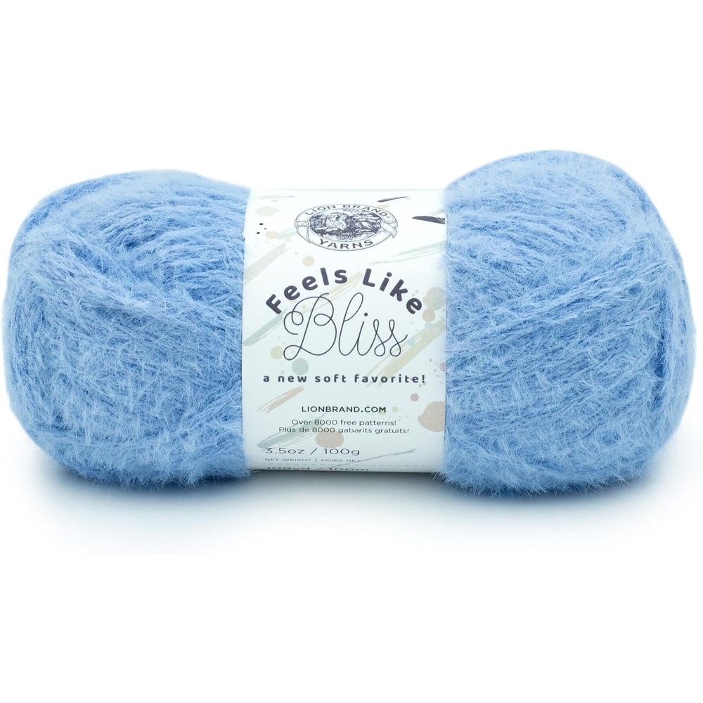 image:imageLion Brand Yarn Feels Like Bliss Bulky Yarn for Knitting Sand Dollar 1 PackSky