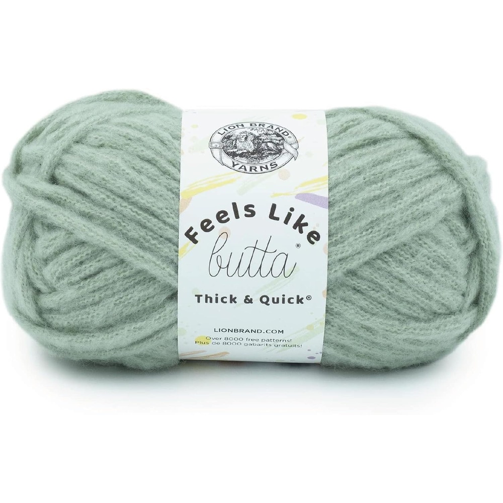 image:imageLion Brand Yarn Feels Like Butta Thick amp Quick Super Bulky Yarn for Knitting 1 Pack OliveWillow