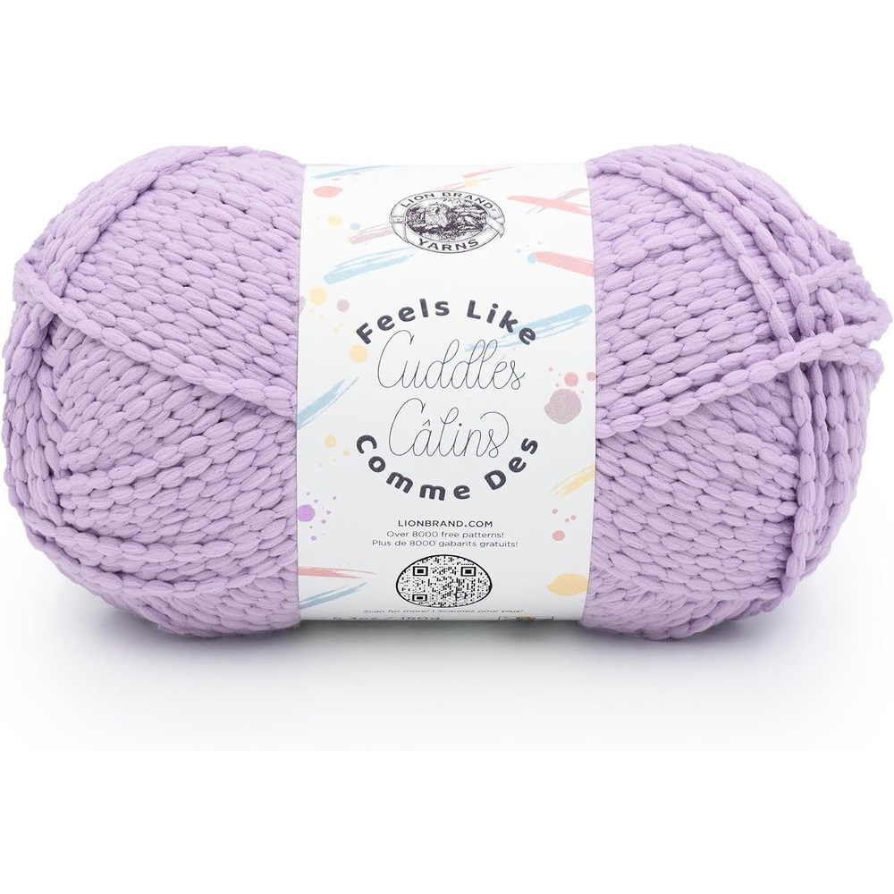 image:imageLion Brand Yarn Feels Like Cuddles Bulky Yarn for Knitting and Crochet Aquifer 1 PackLavender Fields