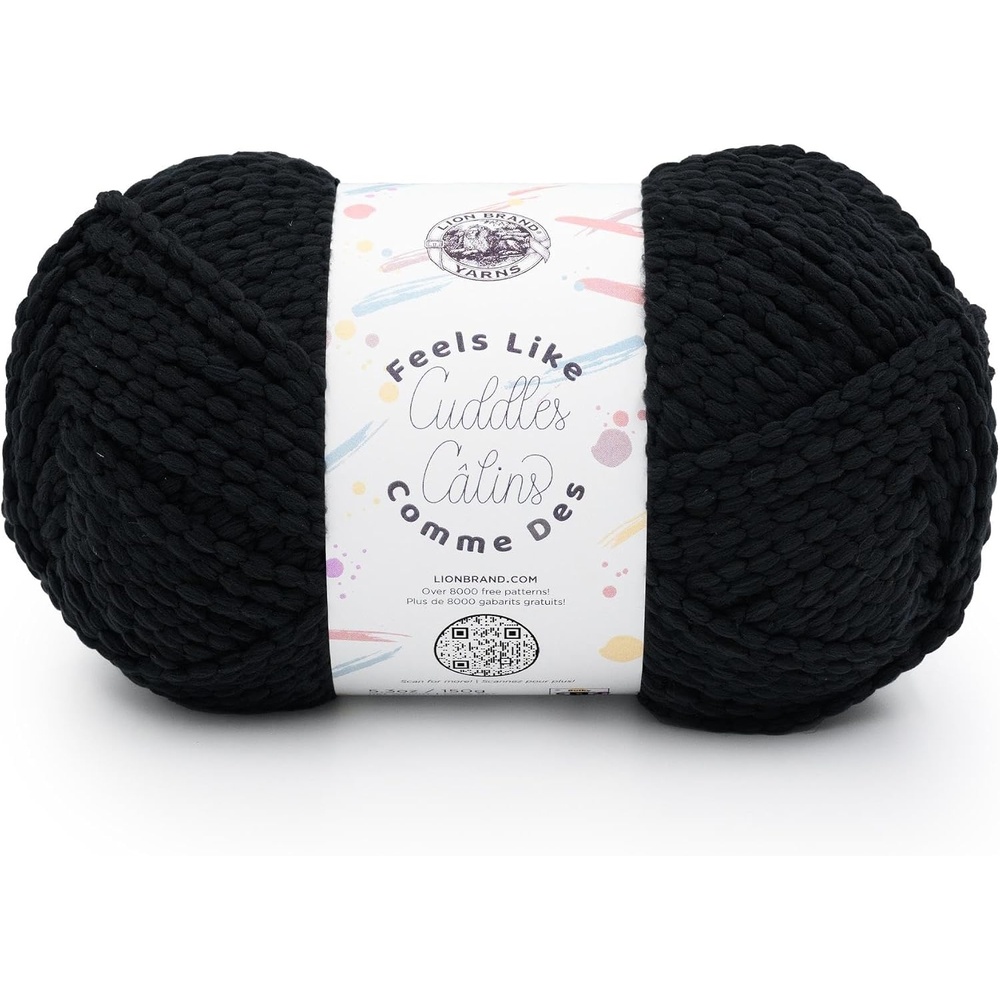image:imageLion Brand Yarn Feels Like Cuddles Bulky Yarn for Knitting and Crochet Aquifer 1 PackLicorice