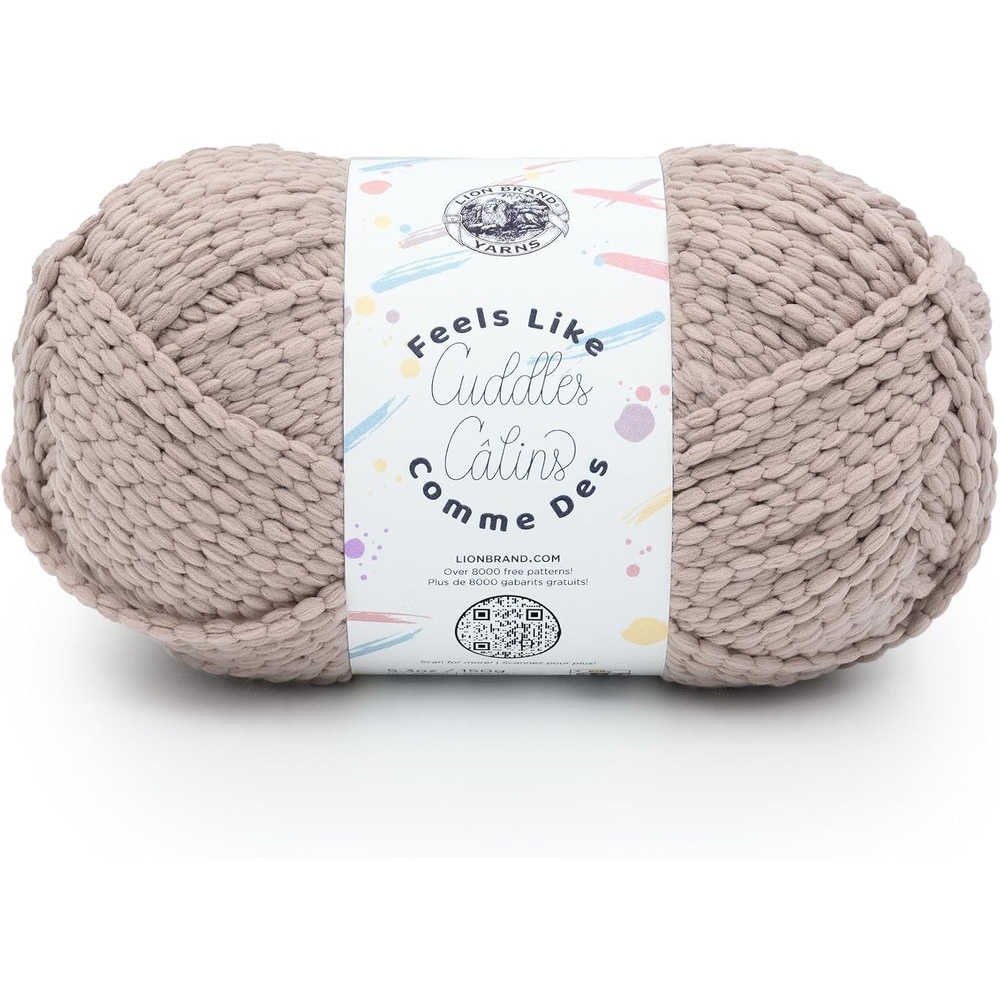 image:imageLion Brand Yarn Feels Like Cuddles Bulky Yarn for Knitting and Crochet Aquifer 1 PackMushroom