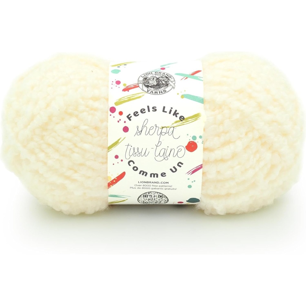 image:imageLion Brand Yarn Feels Like Sherpa Fleece Yarn for Knitting and Crochet Evergreen 1 PackAntique