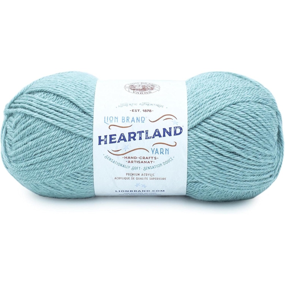 image:imageLion Brand Yarn Heartland Yarn WorstedWeight Yarn for Knitting Crocheting and Crafting 1 Pack Channel IslandsCongaree