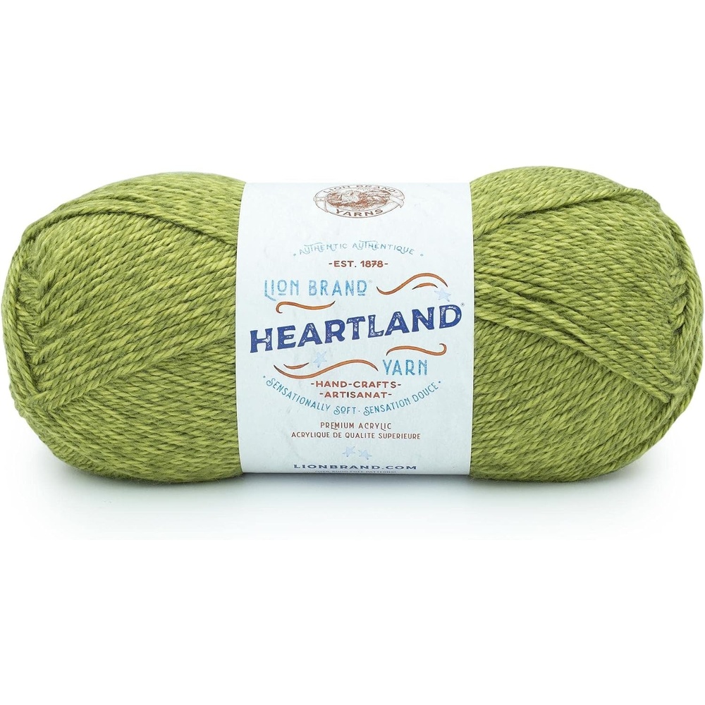 image:imageLion Brand Yarn Heartland Yarn WorstedWeight Yarn for Knitting Crocheting and Crafting 1 Pack Channel IslandsHaleakala