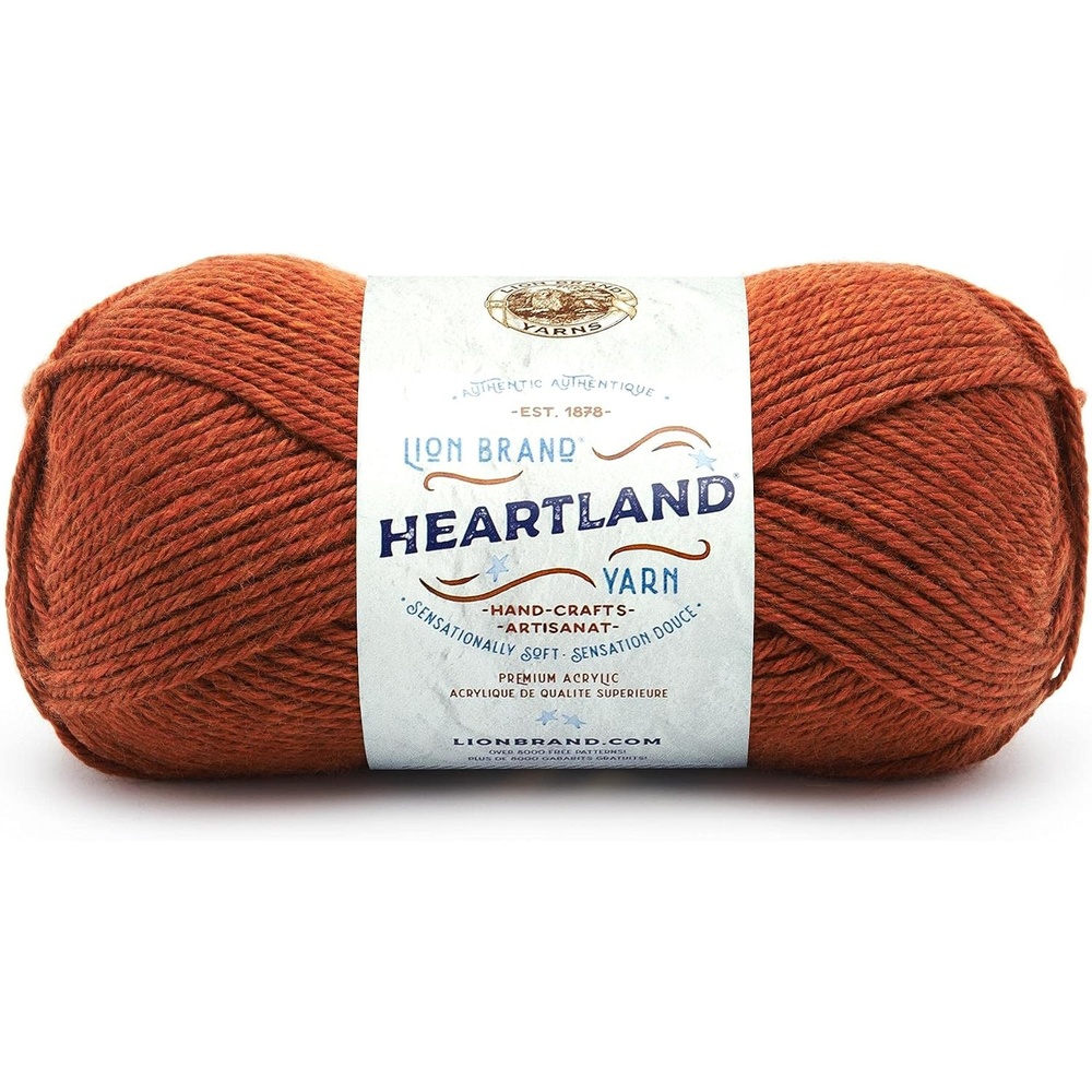 image:imageLion Brand Yarn Heartland Yarn WorstedWeight Yarn for Knitting Crocheting and Crafting 1 Pack Channel IslandsYosemite