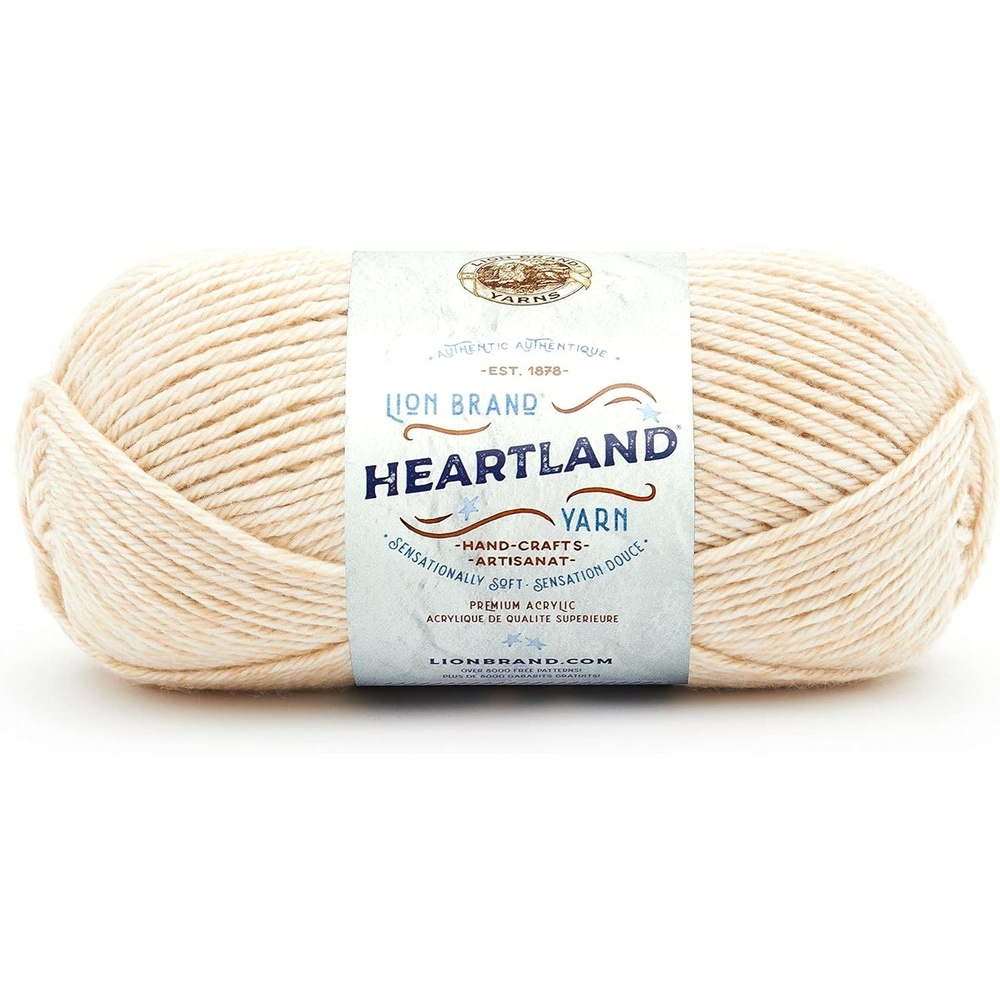 image:imageLion Brand Yarn Heartland Yarn WorstedWeight Yarn for Knitting Crocheting and Crafting 1 Pack North CascadesAcadia