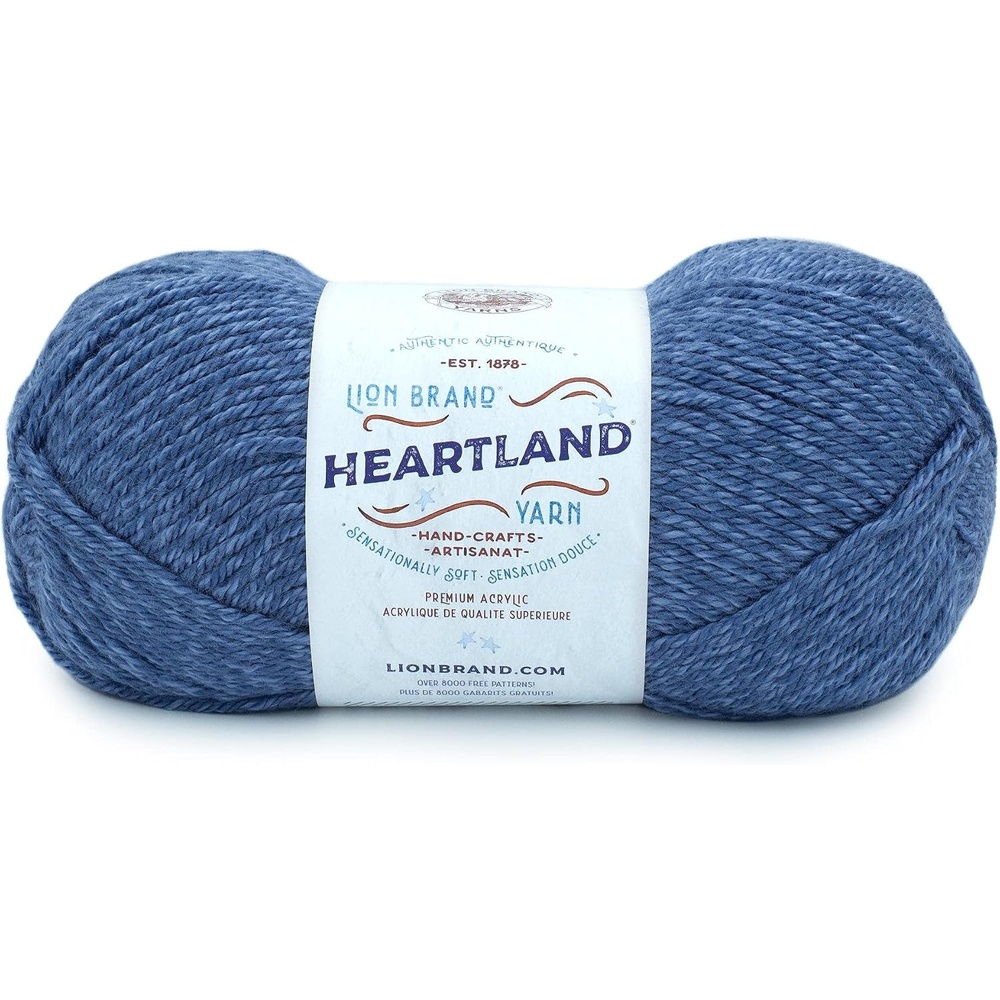 image:imageLion Brand Yarn Heartland Yarn WorstedWeight Yarn for Knitting Crocheting and Crafting 1 Pack North CascadesCarlsbad Caverns