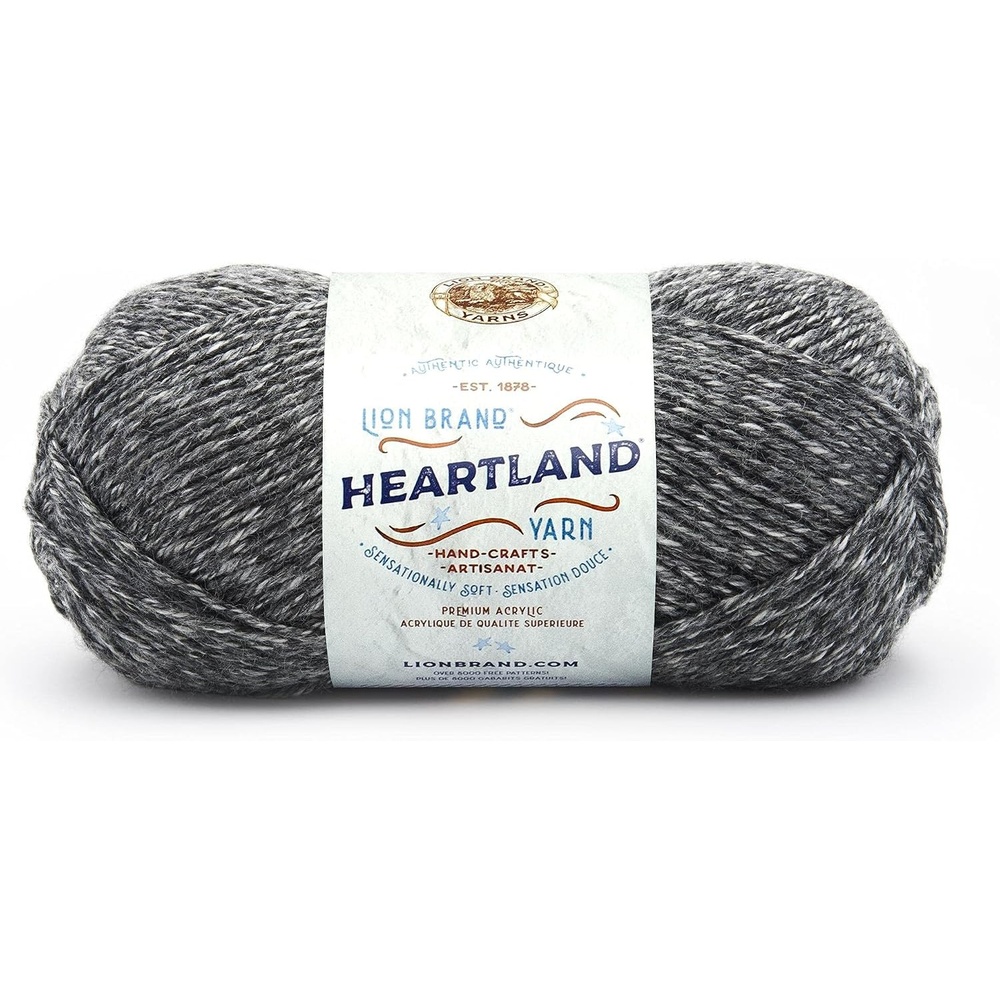 image:imageLion Brand Yarn Heartland Yarn WorstedWeight Yarn for Knitting Crocheting and Crafting 1 Pack North CascadesGreat Smoky Mountains